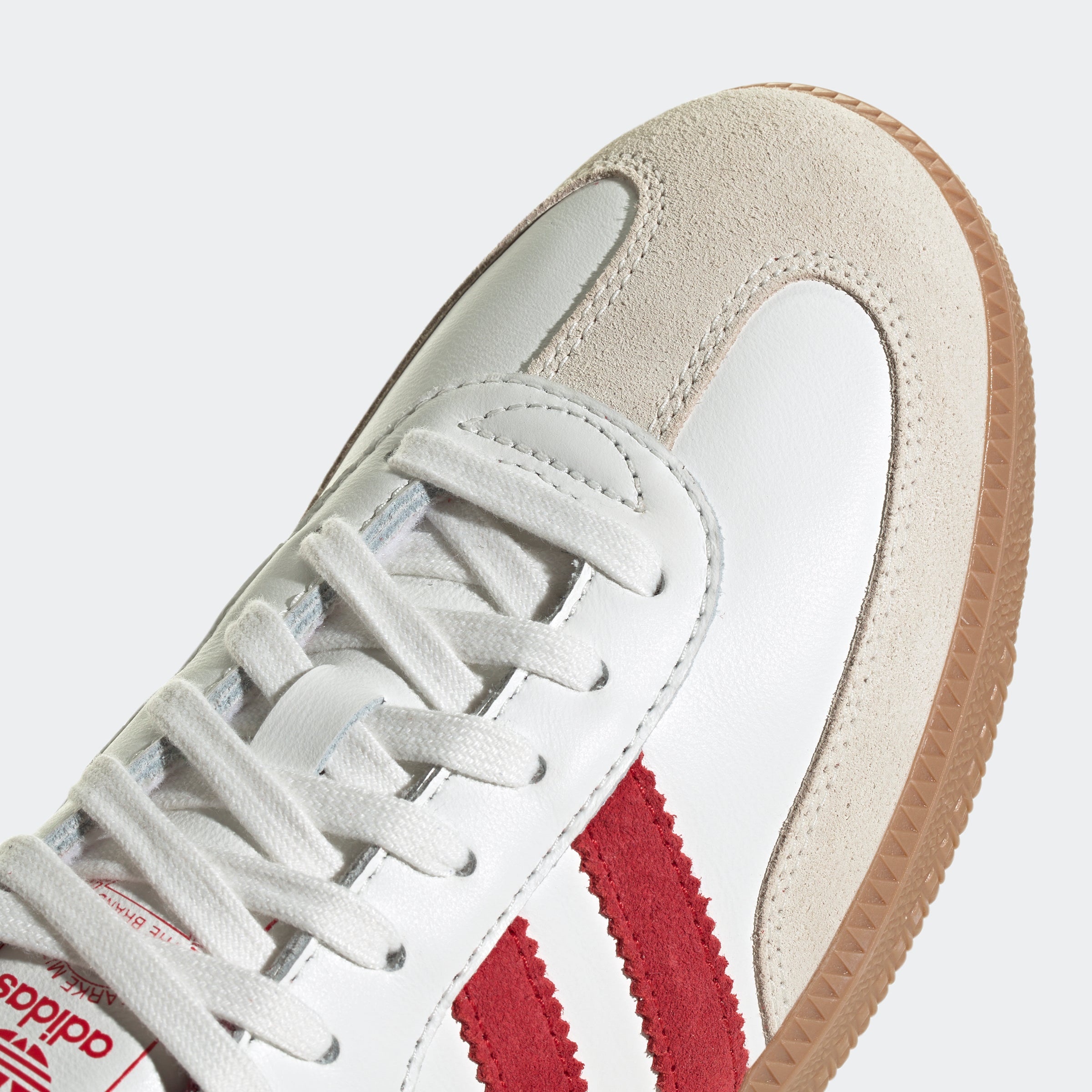 Men's adidas Originals Samba OG Shoes Core White / Better Scarlet / Shadow Red