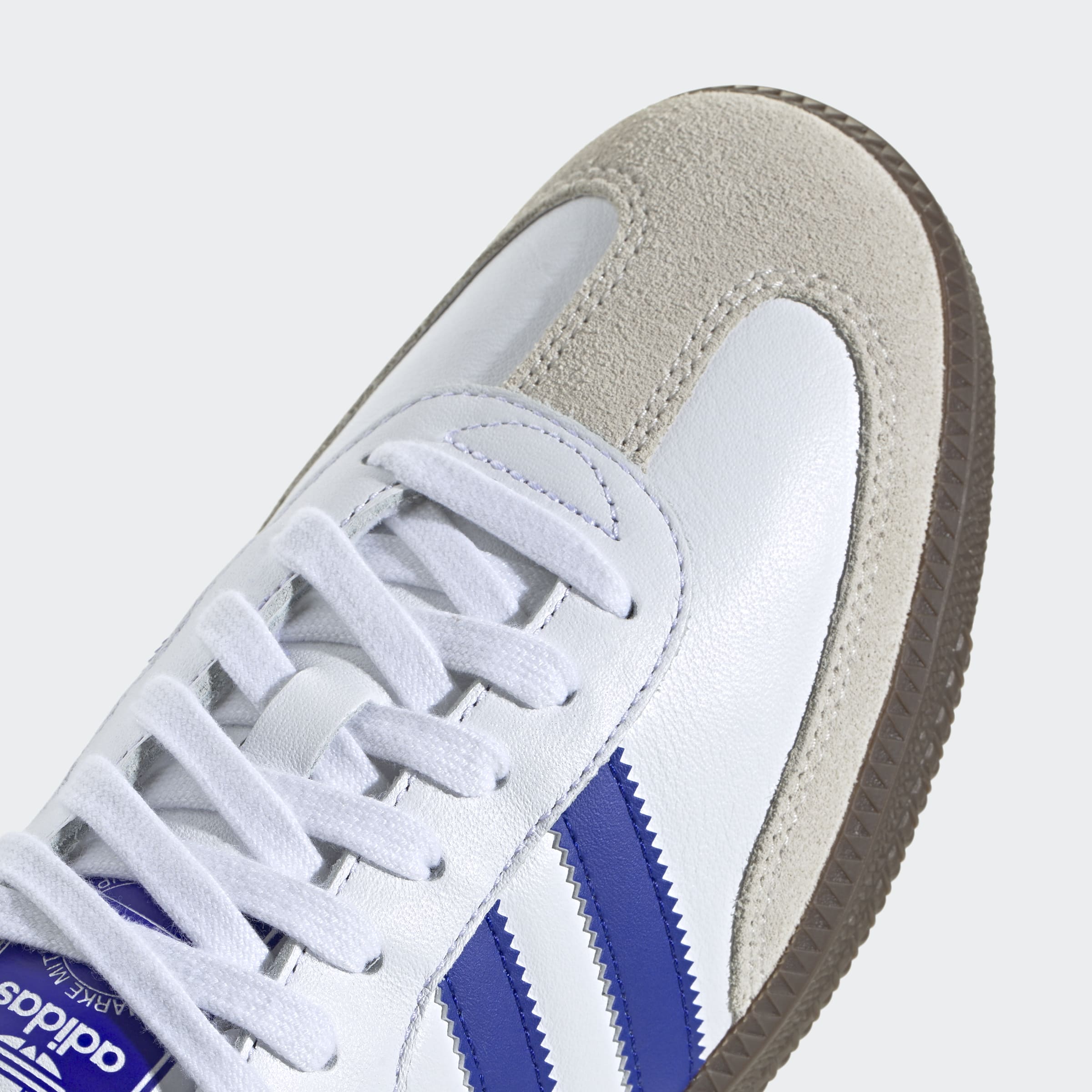 Men's adidas Originals Samba OG Shoes White / Lucid Blue / Gum