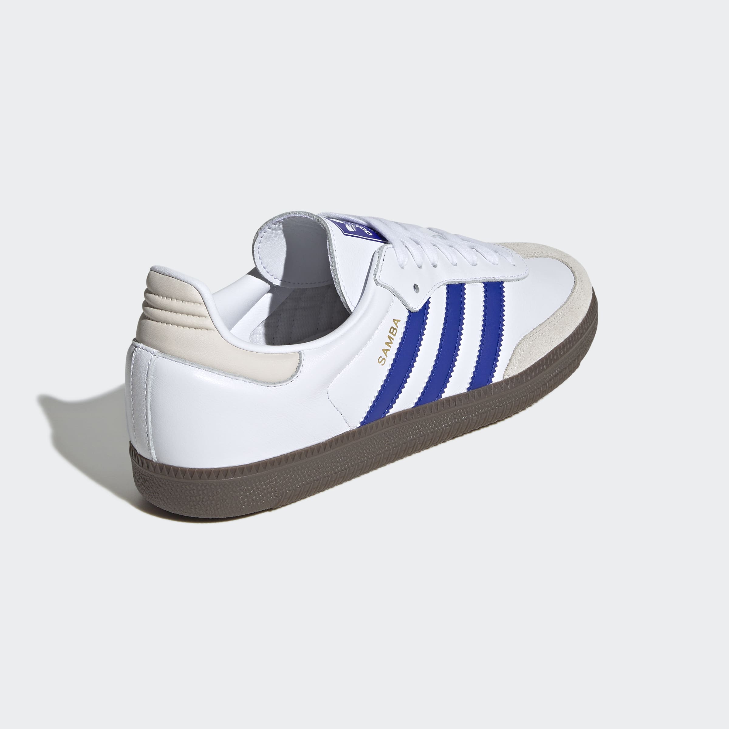 Men's adidas Originals Samba OG Shoes White / Lucid Blue / Gum
