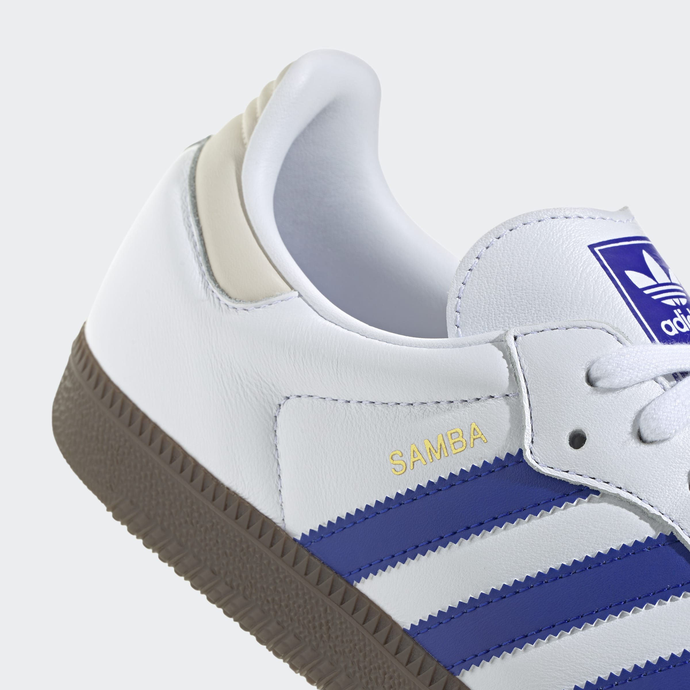 Men's adidas Originals Samba OG Shoes White / Lucid Blue / Gum