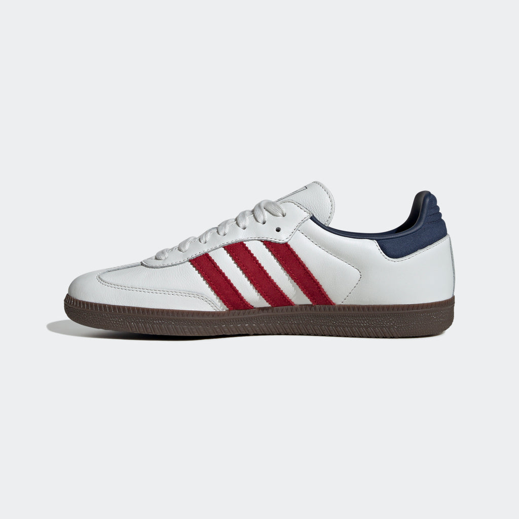 Men's adidas Originals Samba OG Shoes White Team Victory Red