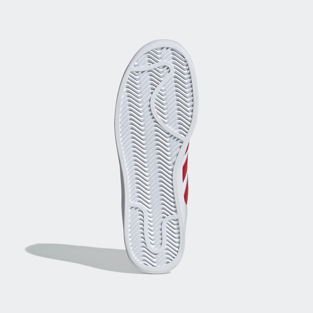 Men's adidas Originals Superstar XLG Shoes White Scarlet