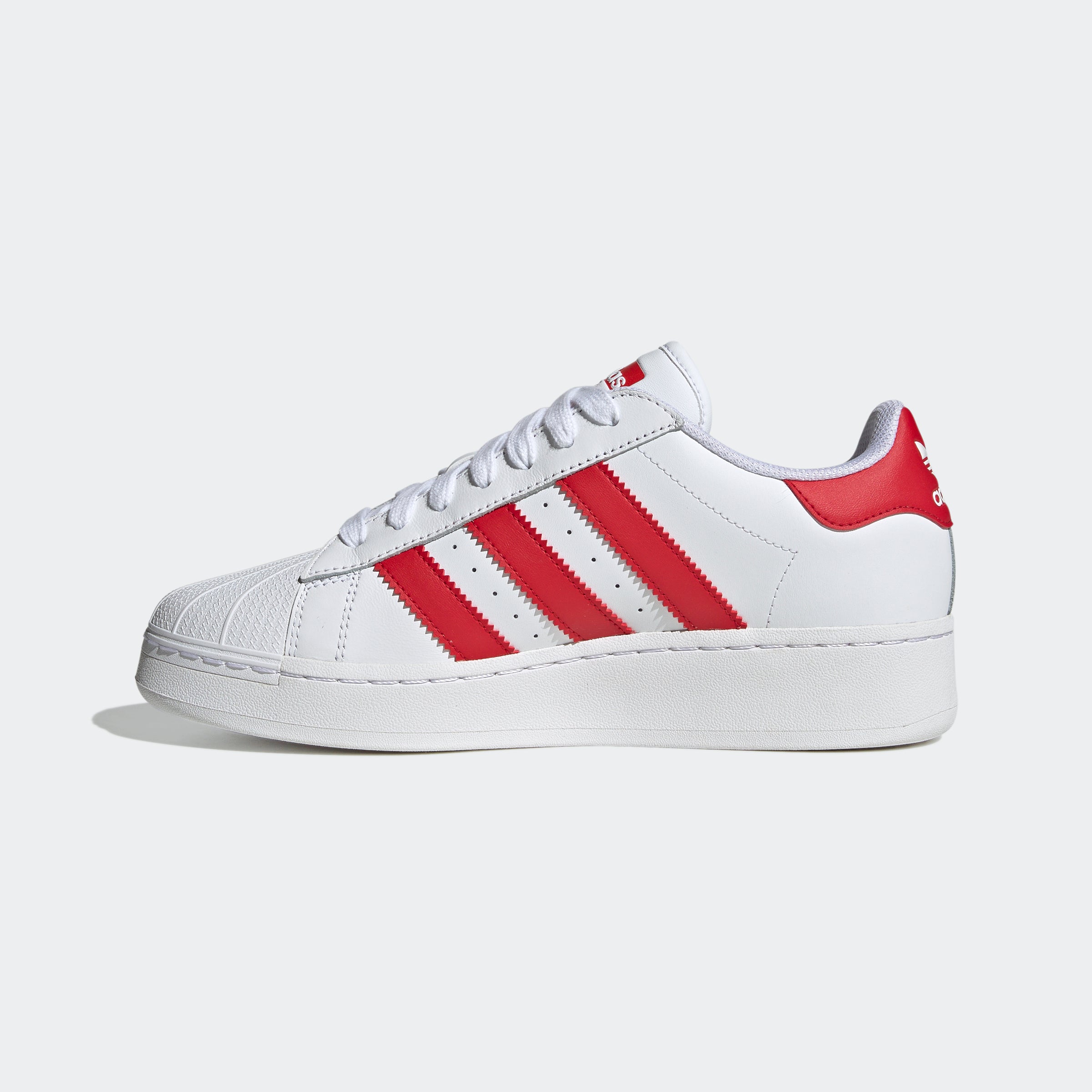 Unisex adidas Originals Superstar XLG Shoes White Scarlet
