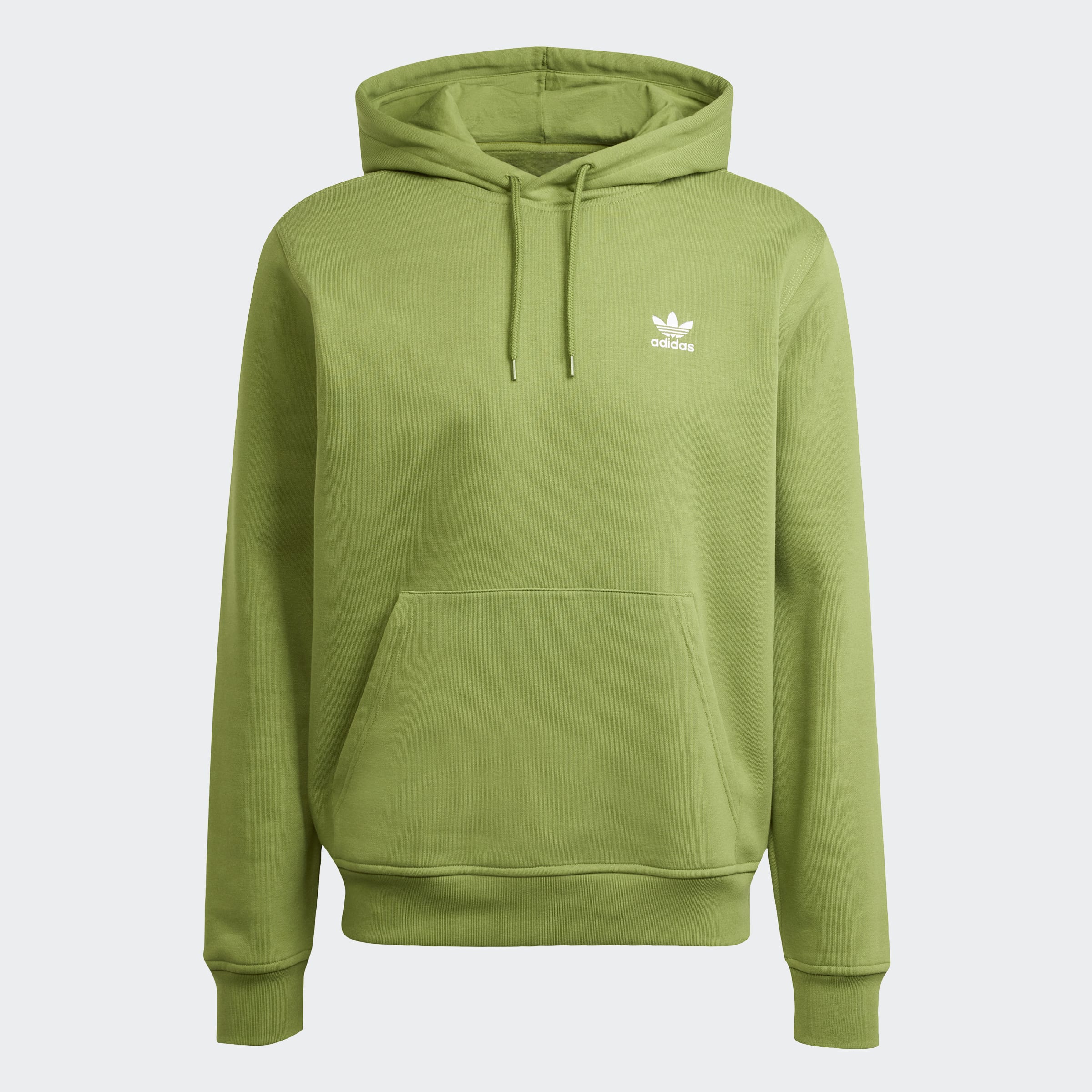 Men's adidas Originals Trefoil Essentials Hoodie Tech Olive