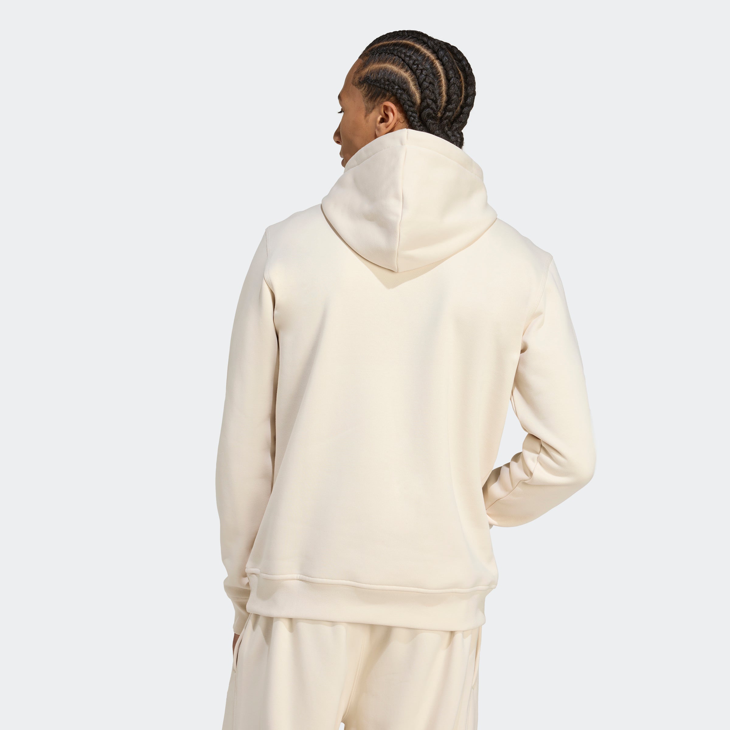 Men's adidas Originals Trefoil Essentials Hoodie Wonder White