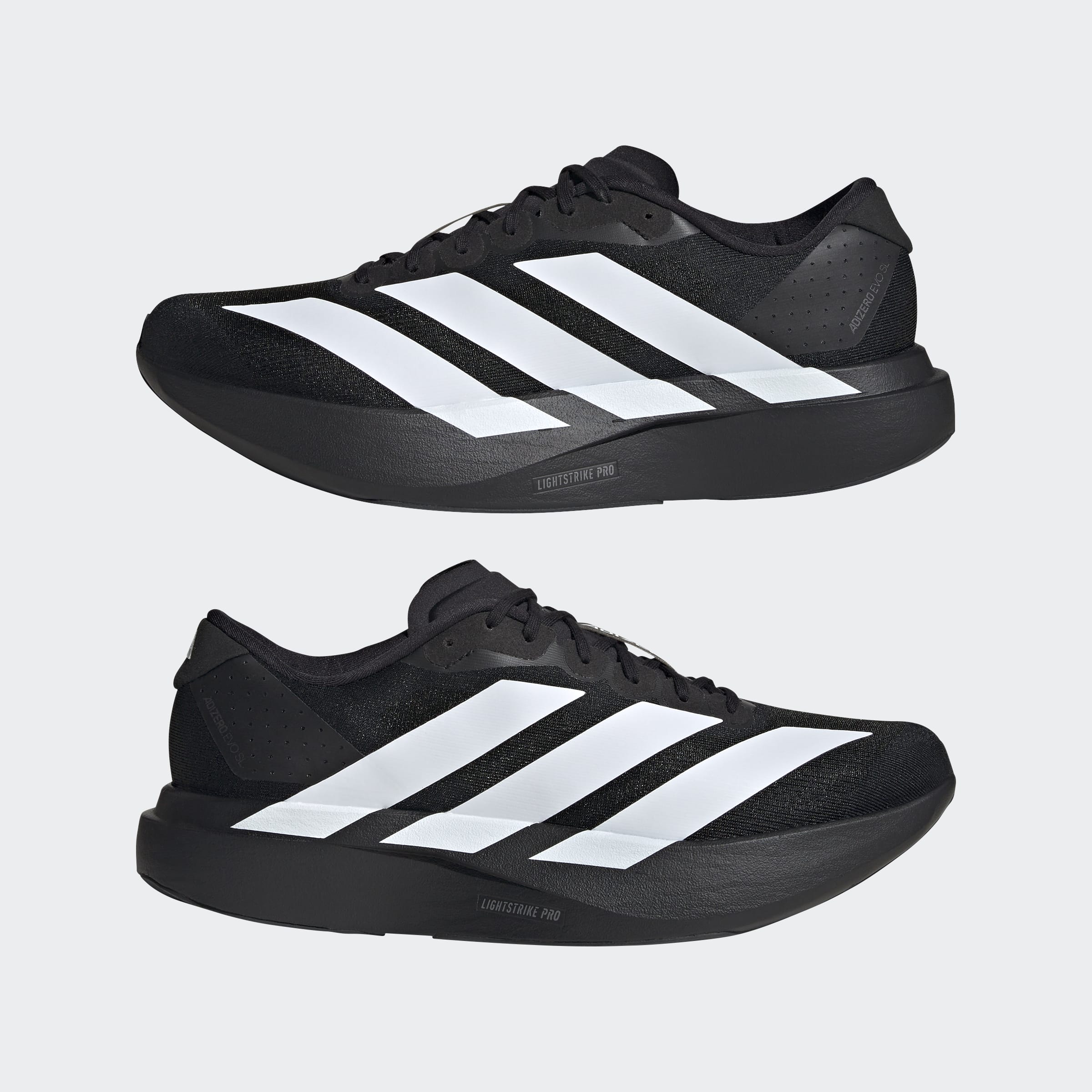 Men's adidas Running Adizero Evo SL Shoes Core Black / Cloud White