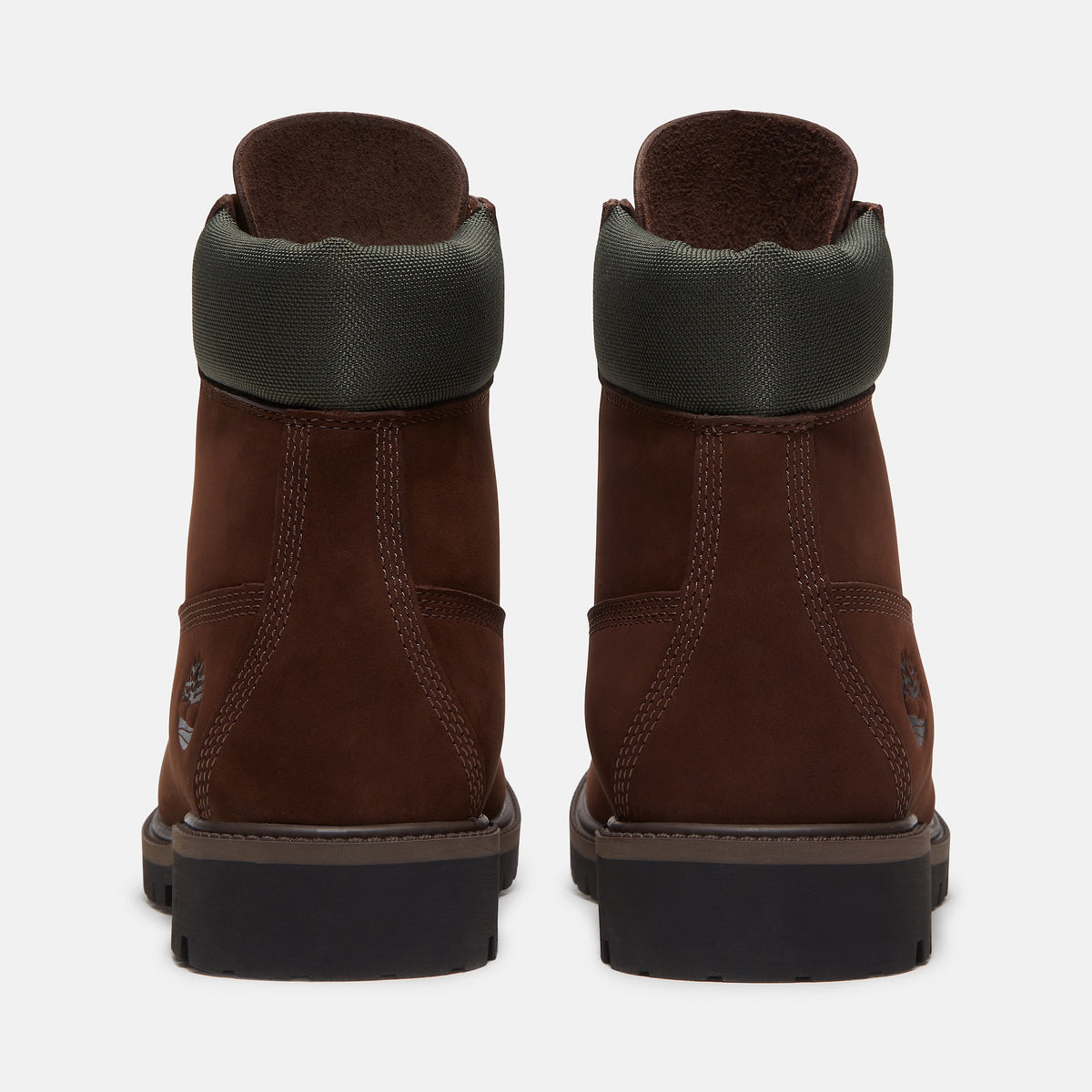 Men's Timberland Heritage 6-Inch Waterproof Boot Dark Brown Nubuck