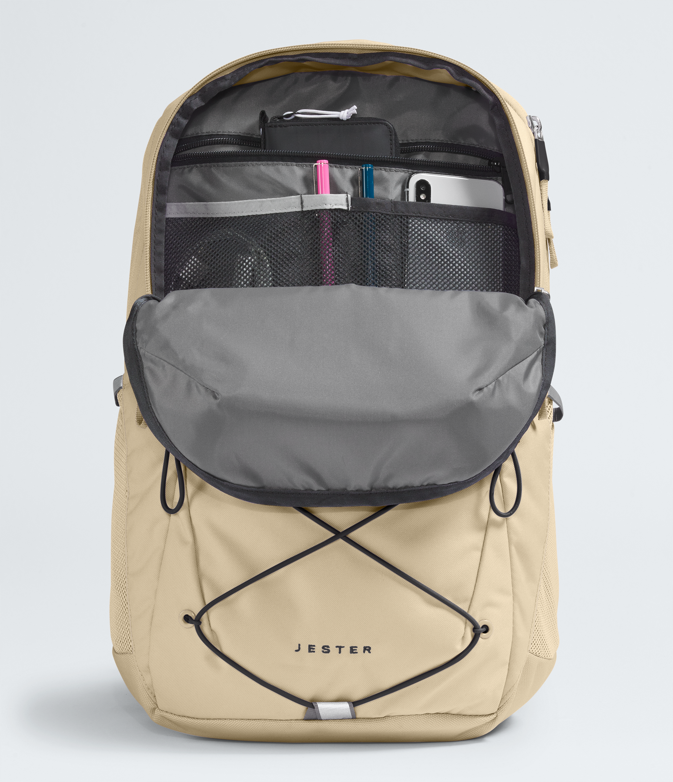 Women's The North Face Jester Backpack Gravel / TNF Black