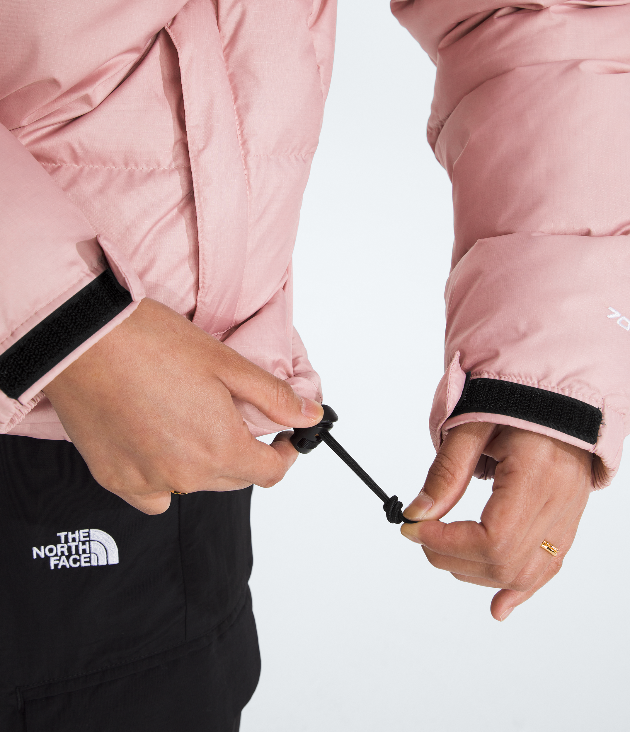 Women's The North Face 1996 Retro Nuptse Jacket Metal Pink/Black