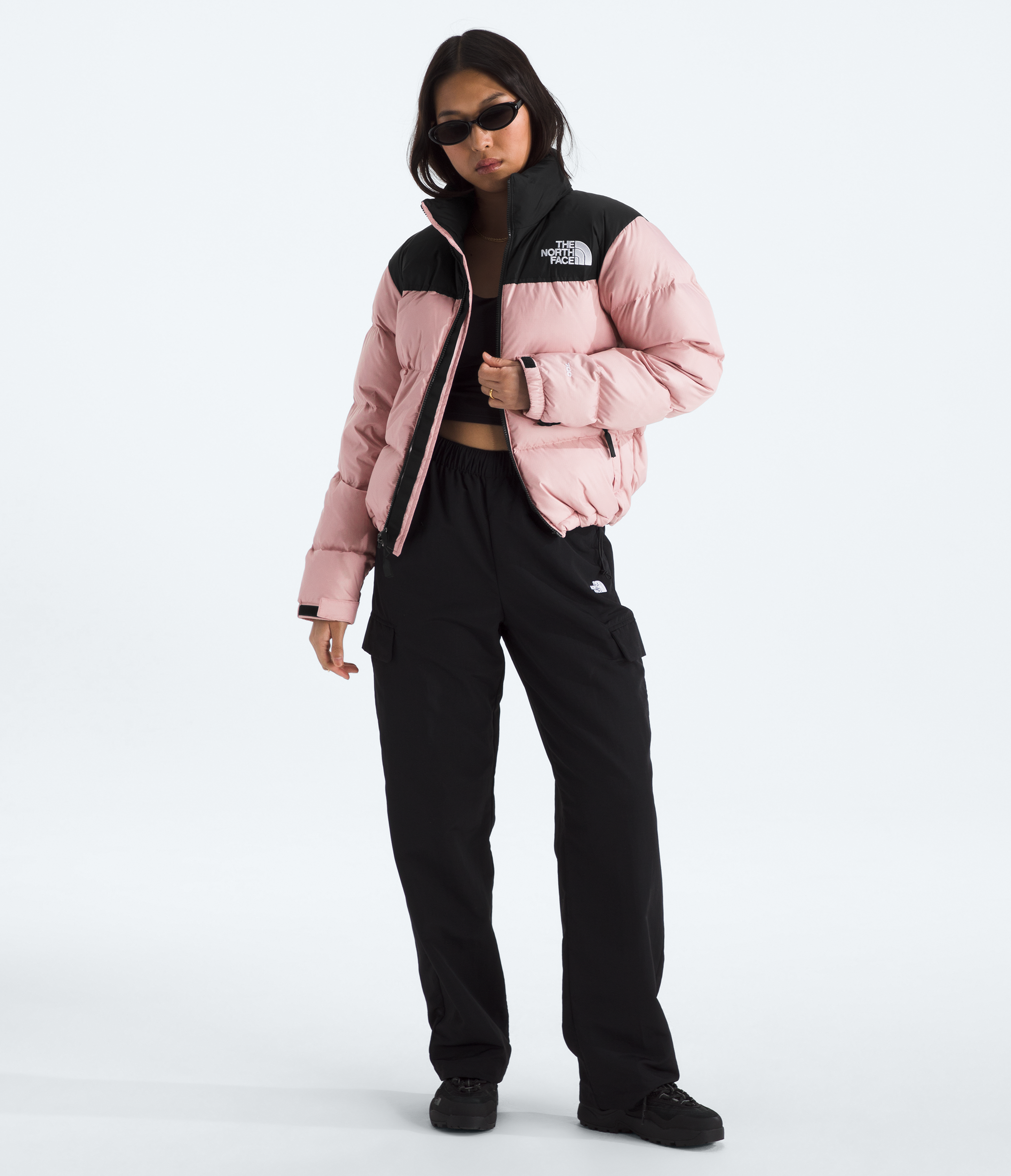 Women's The North Face 1996 Retro Nuptse Jacket Metal Pink/Black