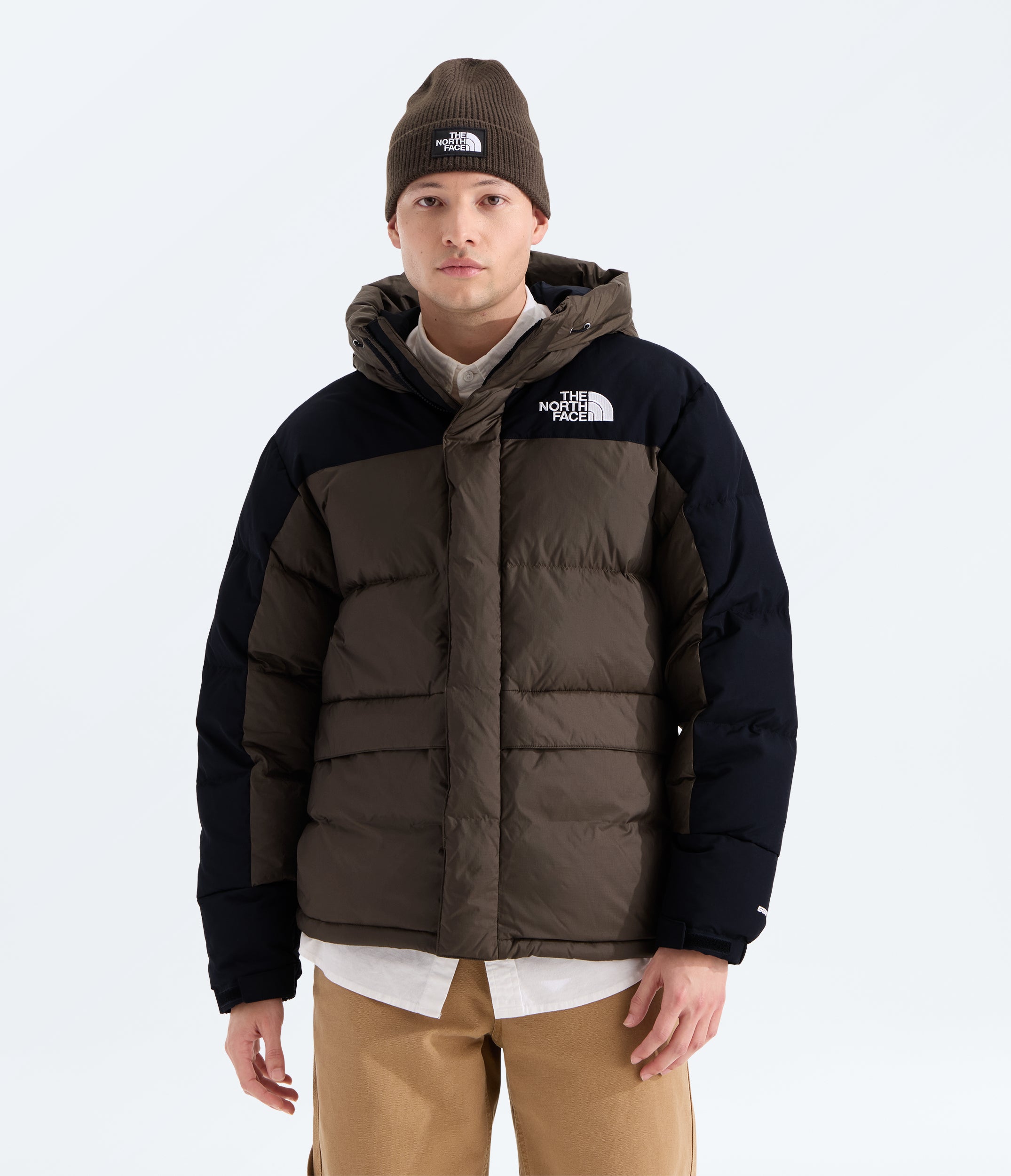 Men's The North Face HMLYN Down Parka Dark Chestnut/Black