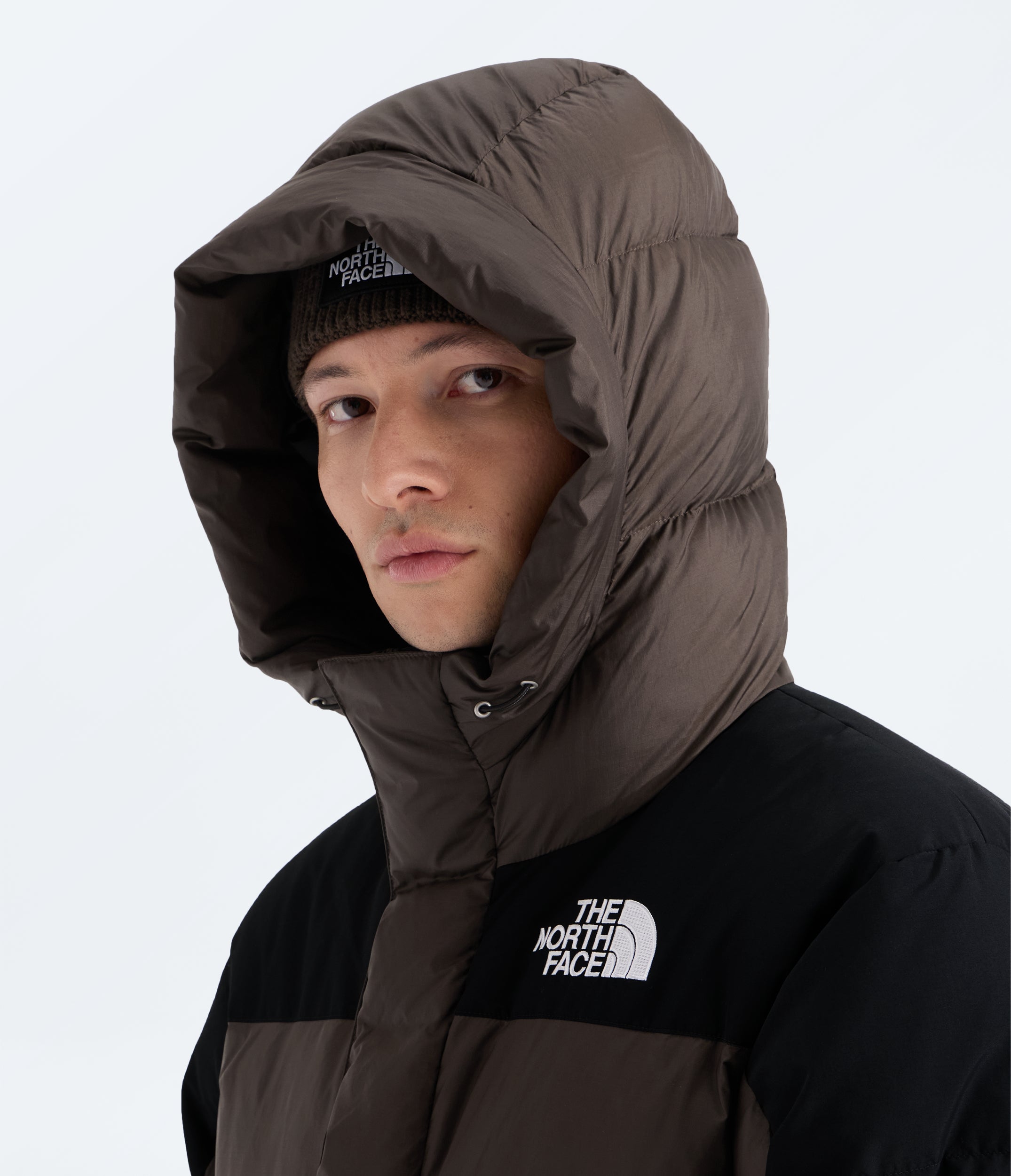 Men's The North Face HMLYN Down Parka Dark Chestnut/Black