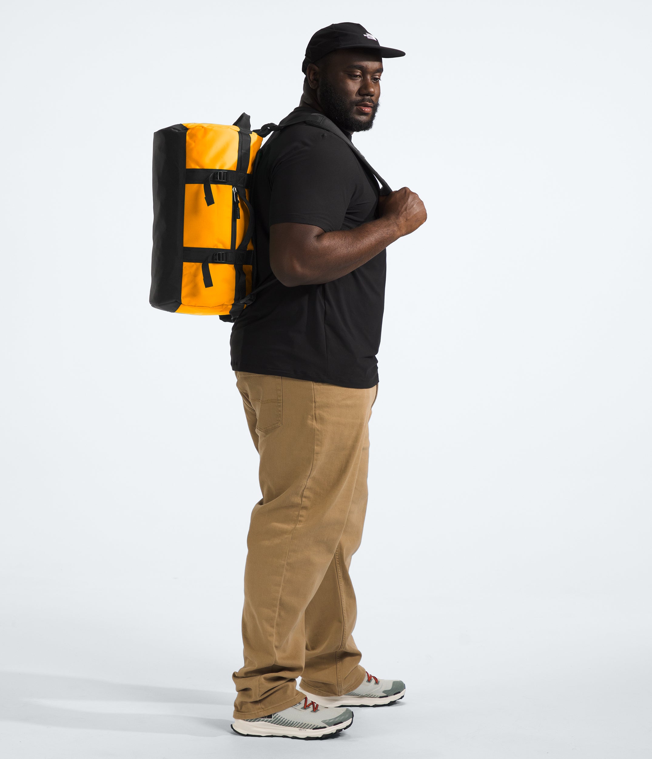 The North Face Base Camp Duffel Bag Summit Gold / TNF Black - XS (31L)