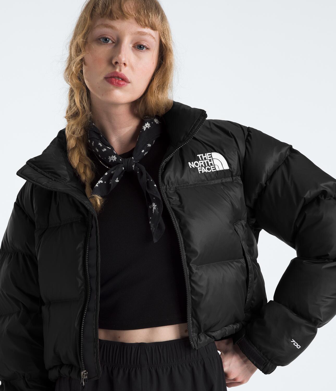 Women's The North Face Nuptse Short Jacket TNF Black