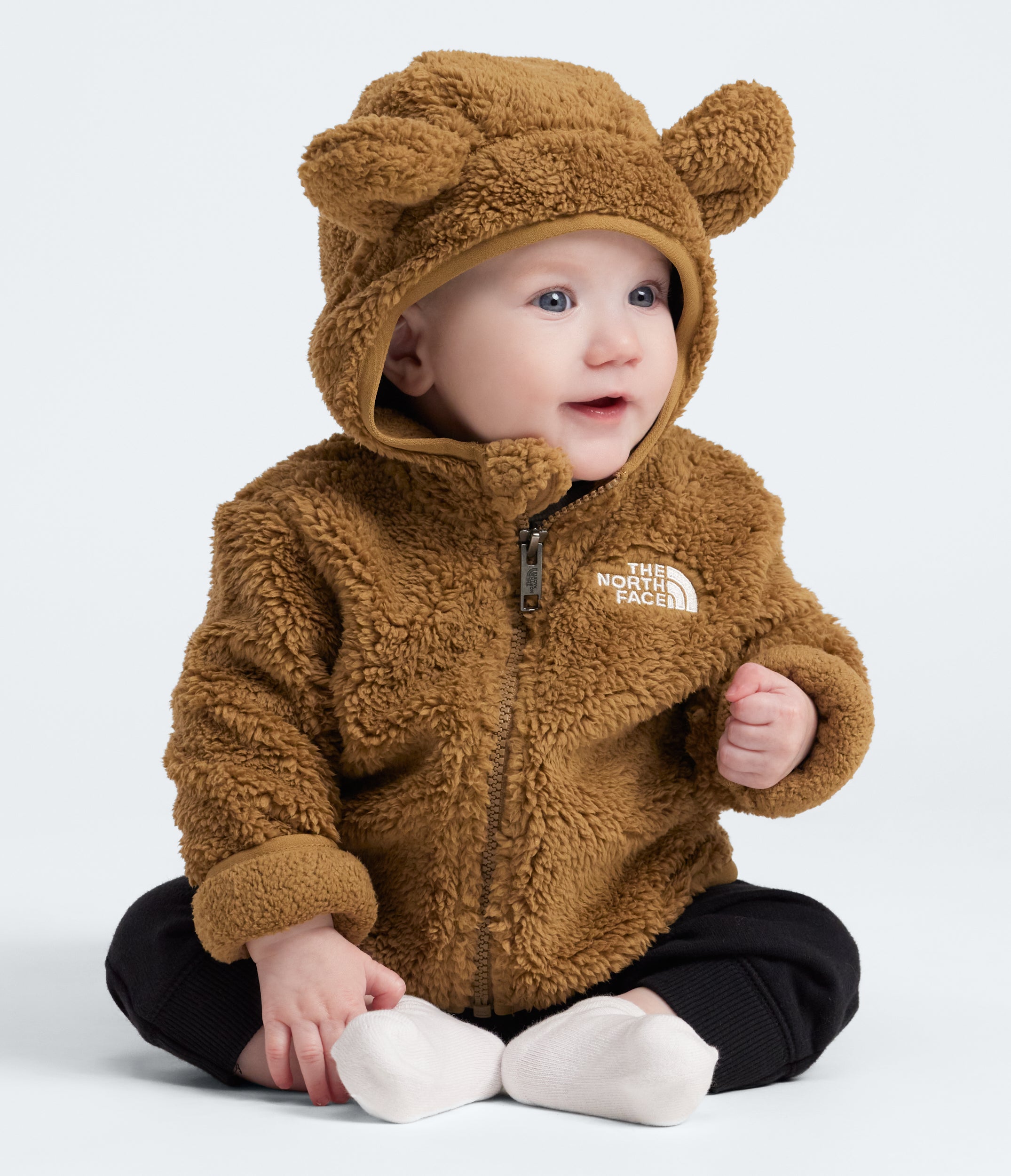 Baby The North Face Campshire Full-Zip Hoodie Utility Brown