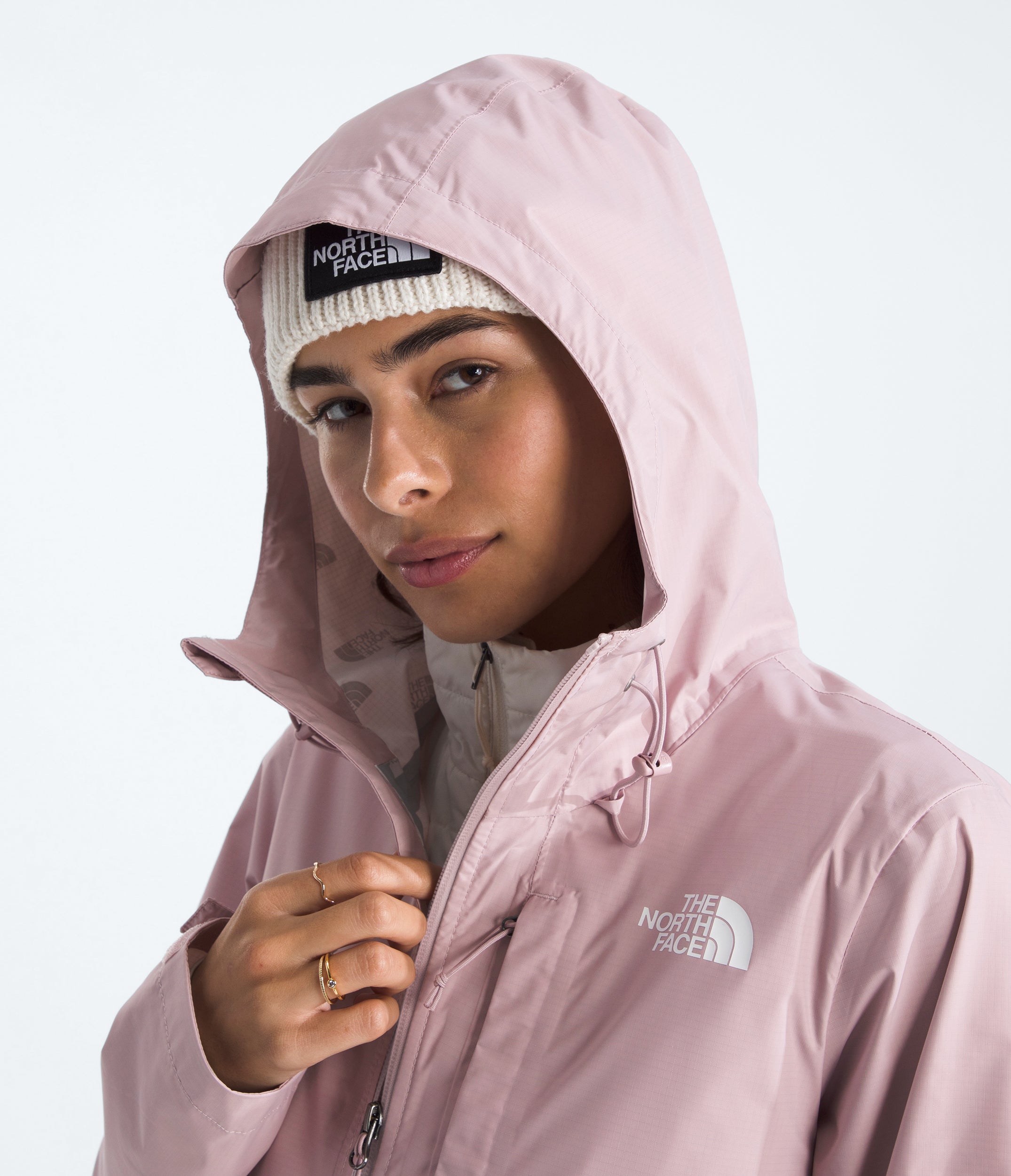 Women's The North Face Alta Vista Rain Jacket Metal Pink