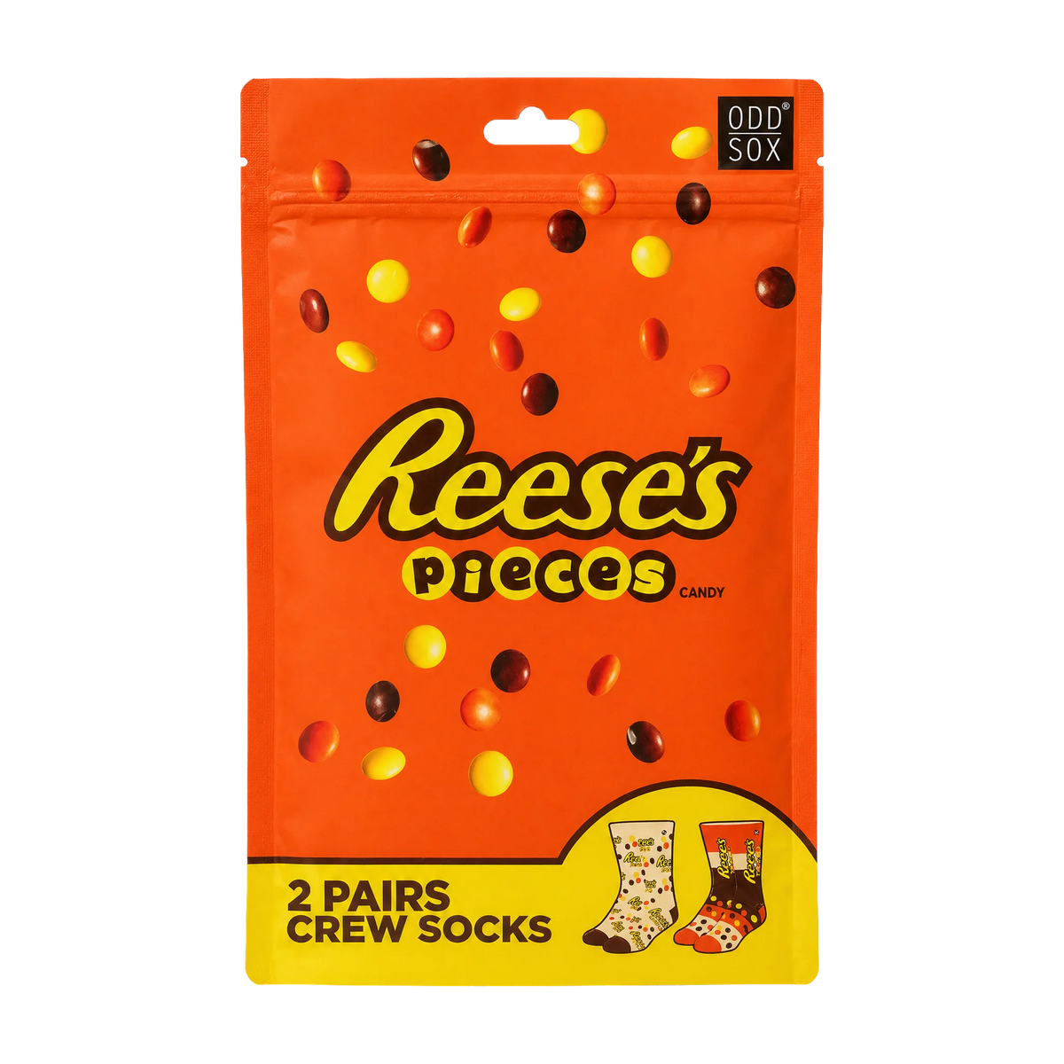 Men’s Odd Sox Oddmart Reese's Pieces Crew Socks 2-Pack