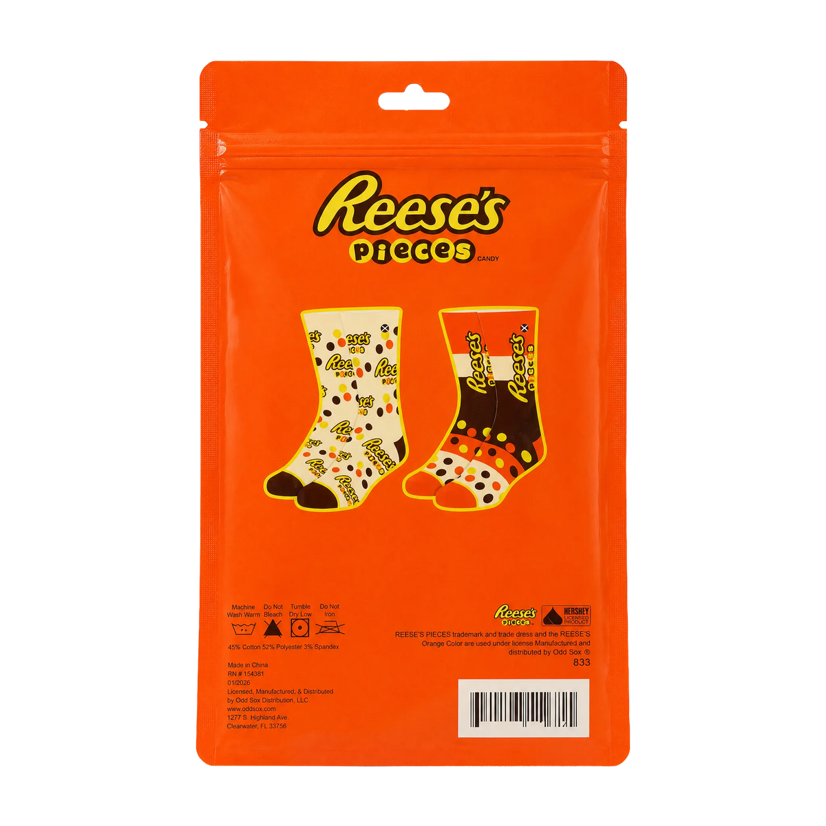 Men’s Odd Sox Oddmart Reese's Pieces Crew Socks 2-Pack