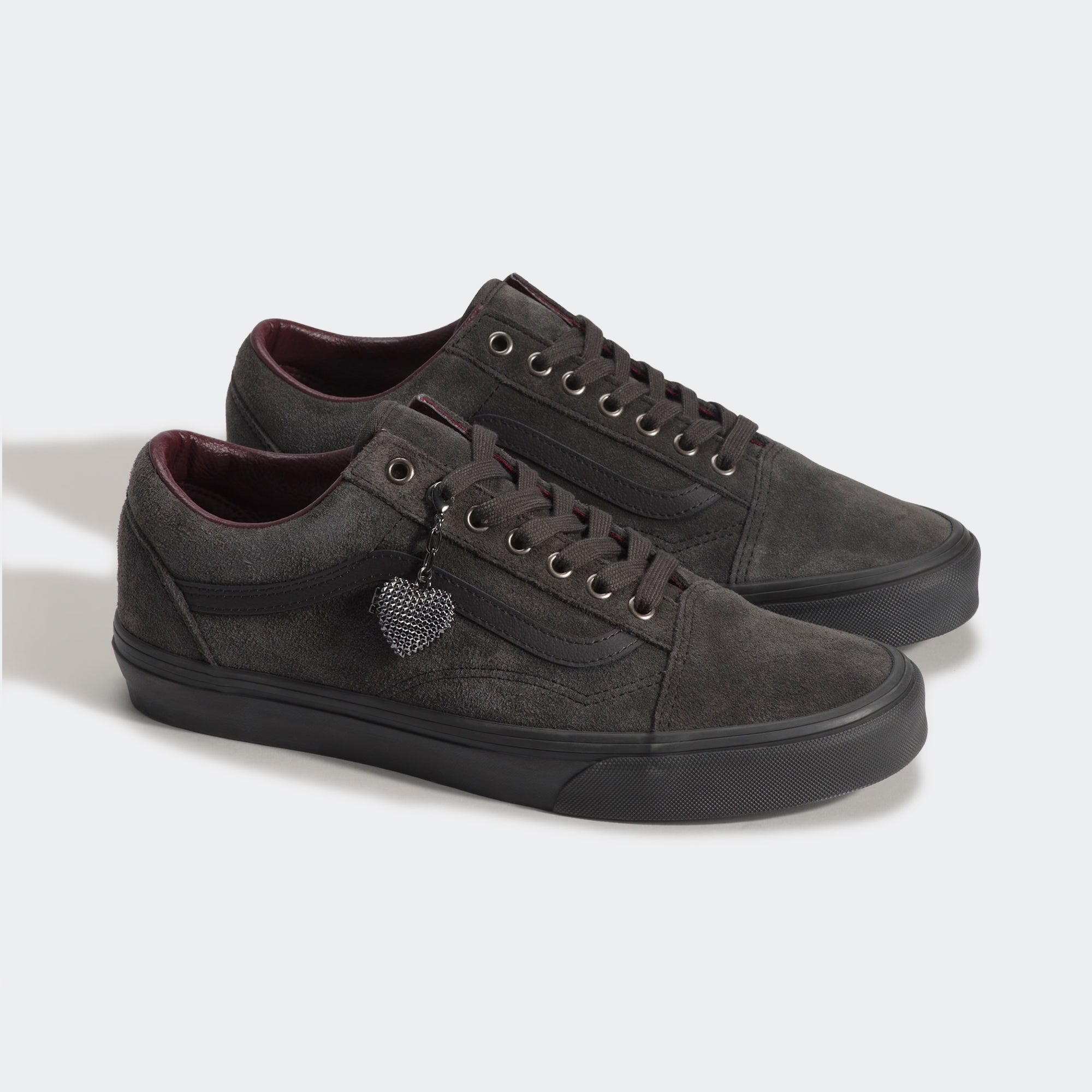 Men's Vans Old Skool Shoes Dark Grey