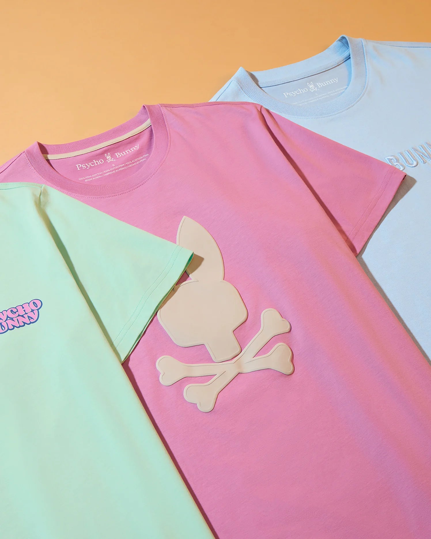 Men's Psycho Bunny Houston Graphic Tee Violet