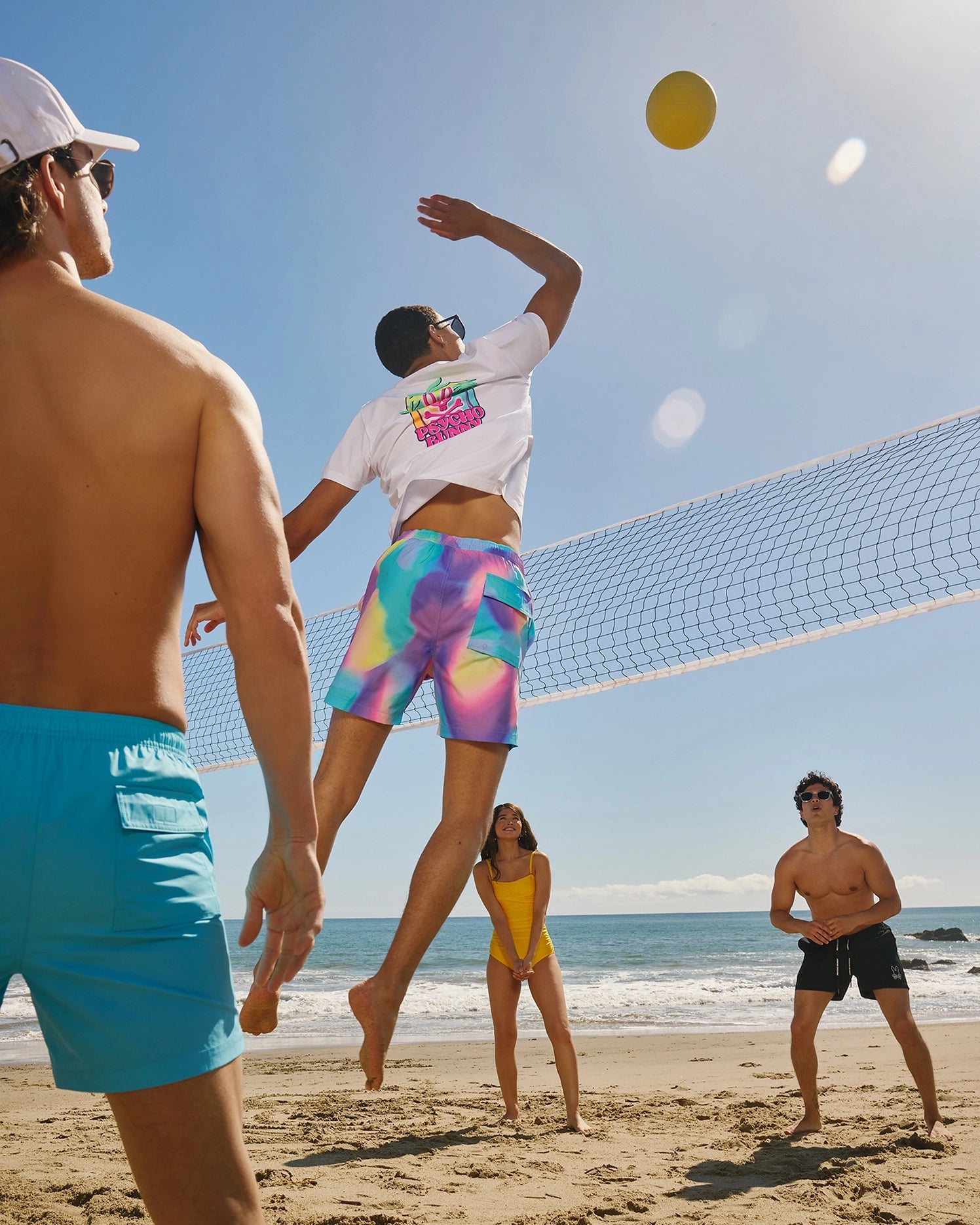 Men's Psycho Bunny Redland Graphic Tee White