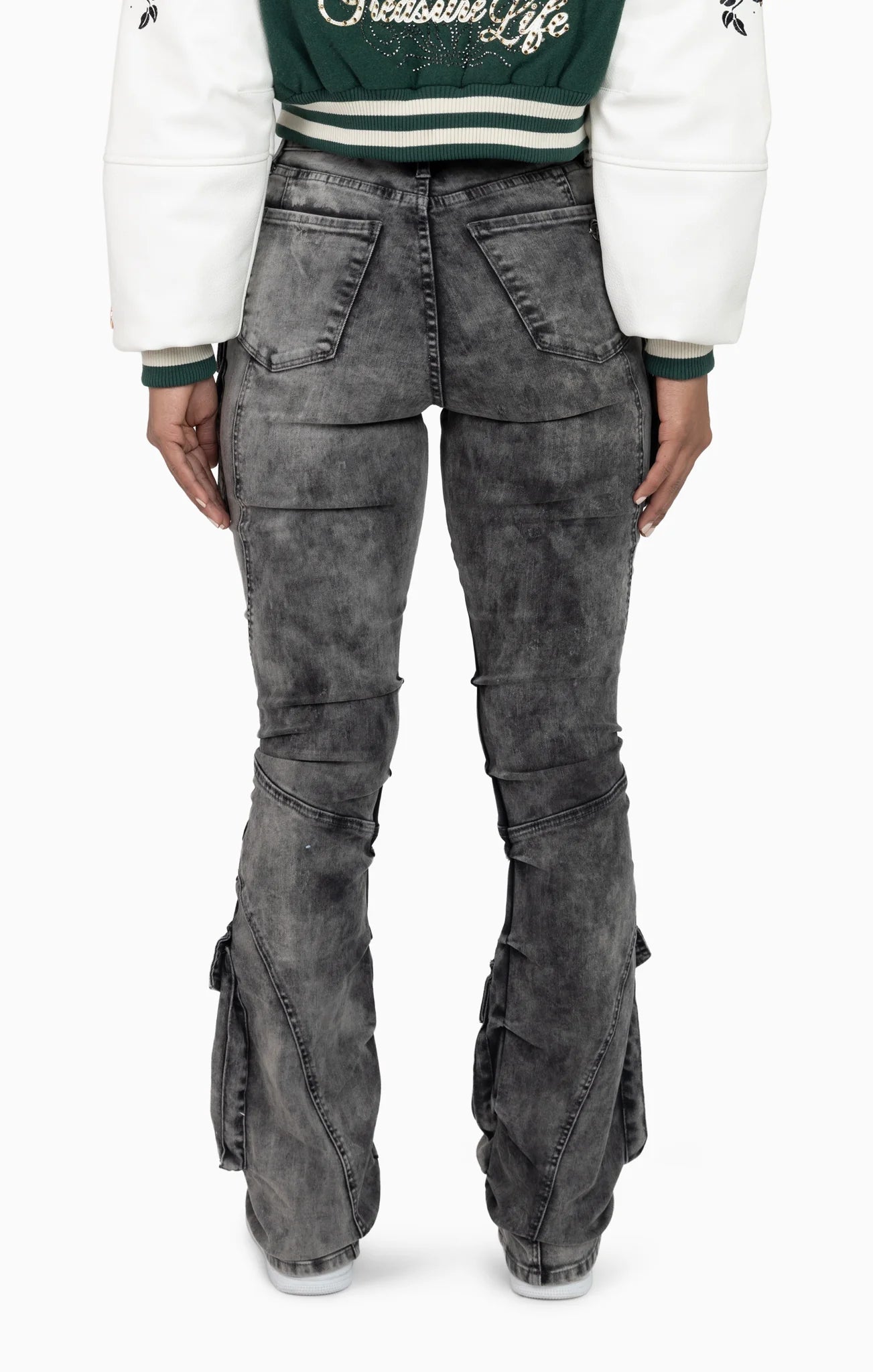 Women's Smoke Rise Red Double Flap Utility Pants Ashfall Black