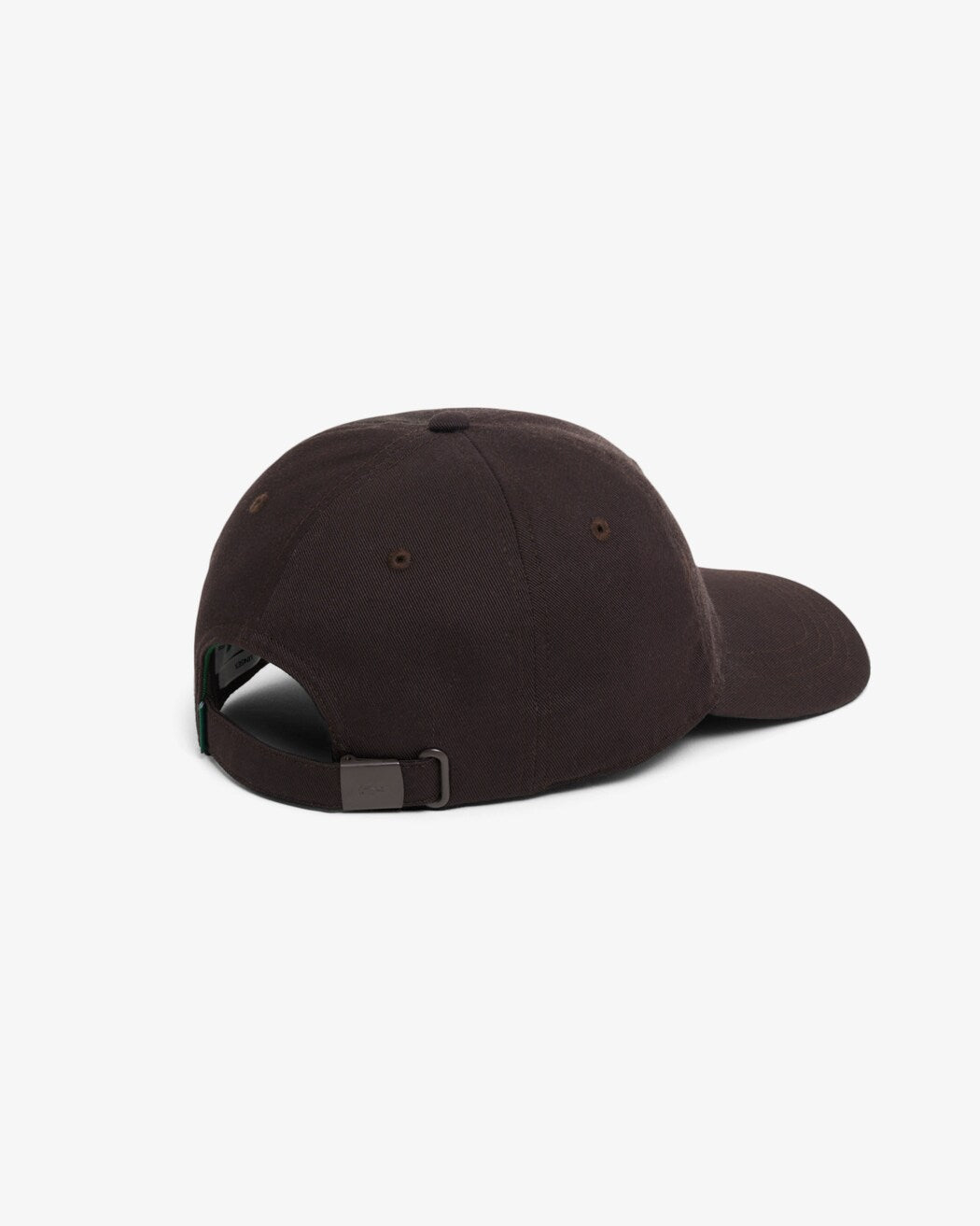 Lacoste Printed Cotton Twill Cap Brown