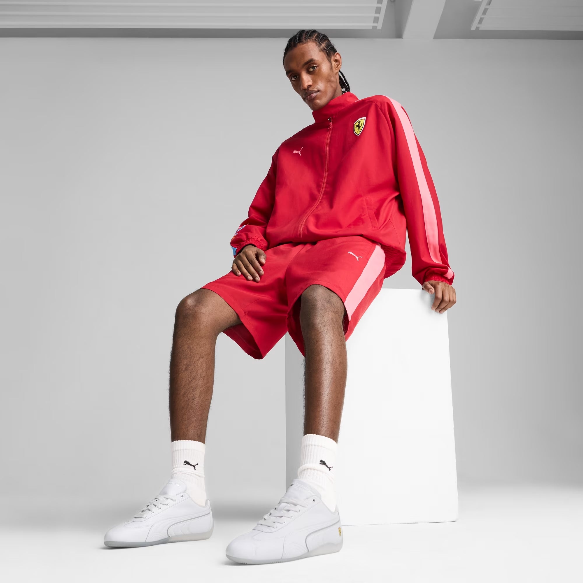 Men's PUMA Ferrari Speedcat OG Shoes Miami F1 White