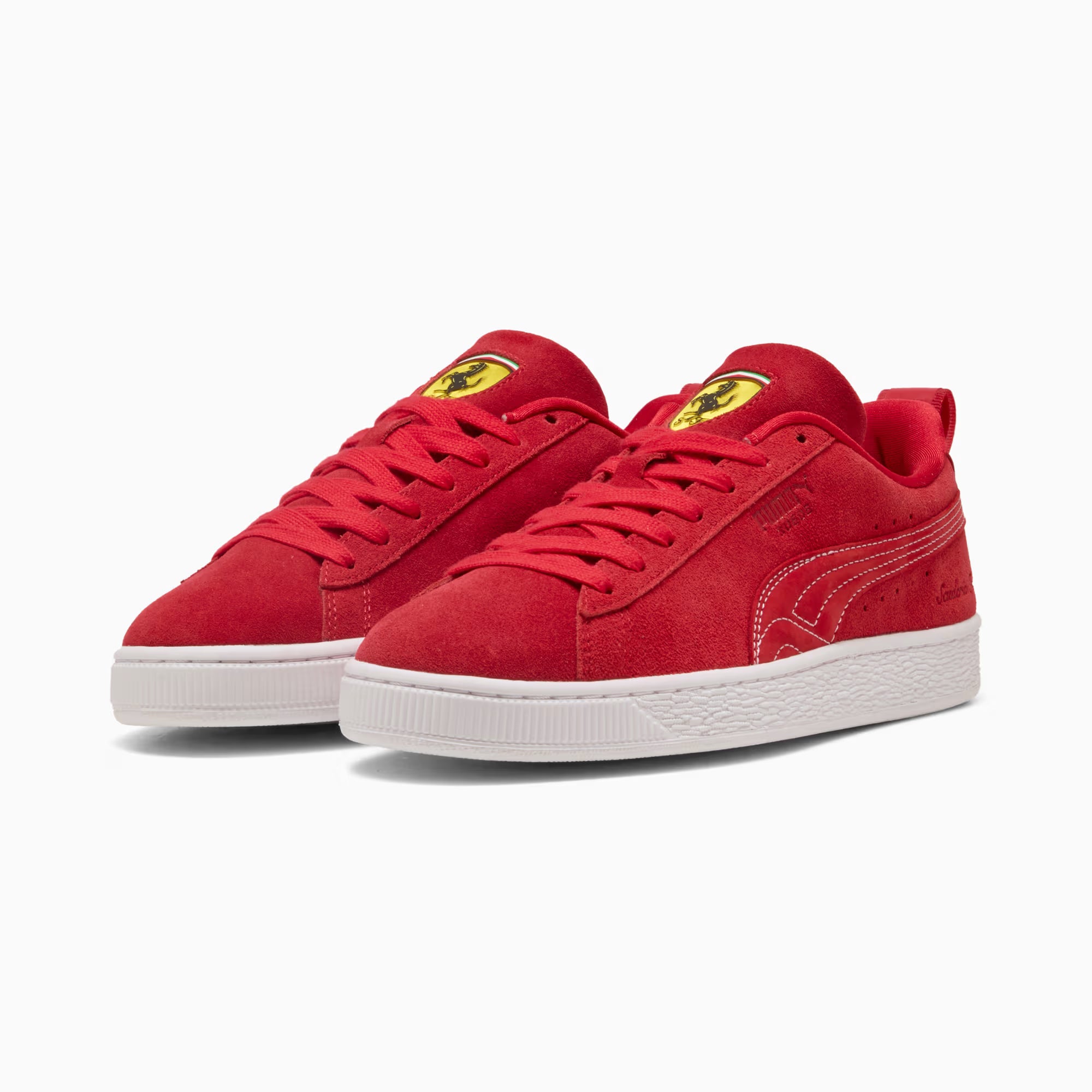 Men's PUMA Scuderia Ferrari Suede OG Rosso Corsa