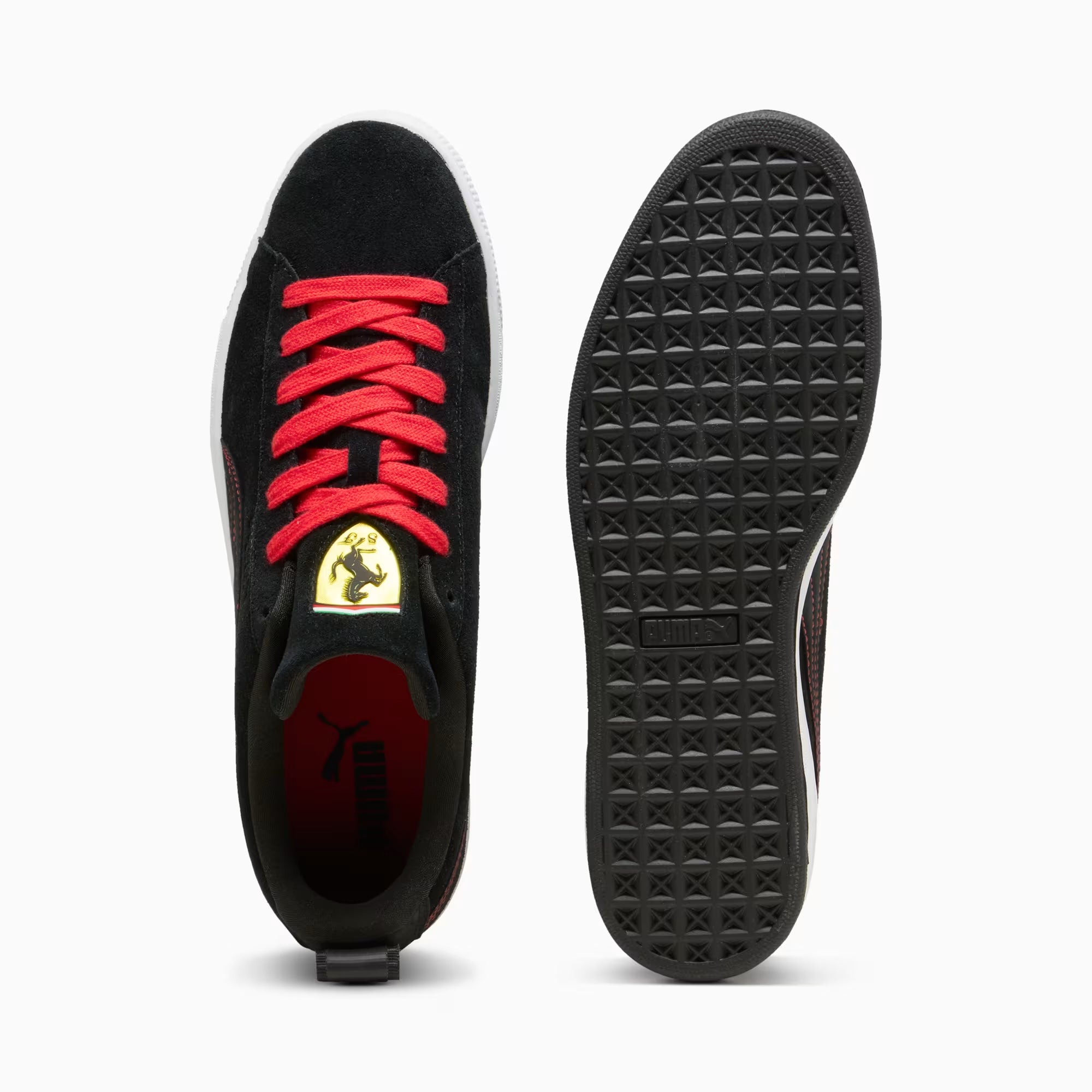 Men's PUMA Scuderia Ferrari Suede OG Shoes Black