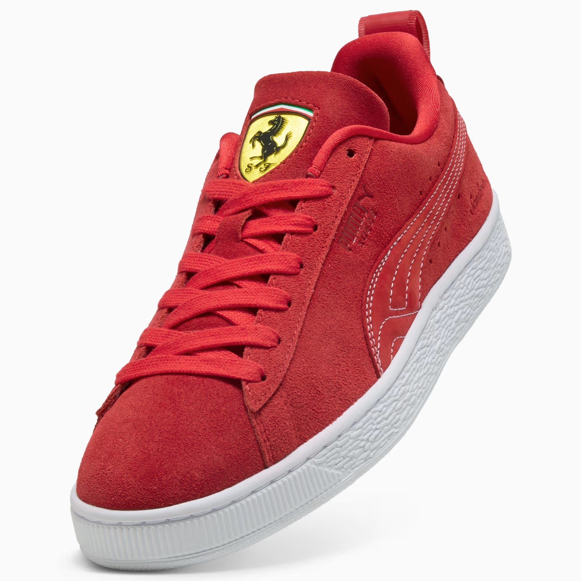 Men's PUMA Scuderia Ferrari Suede OG Rosso Corsa
