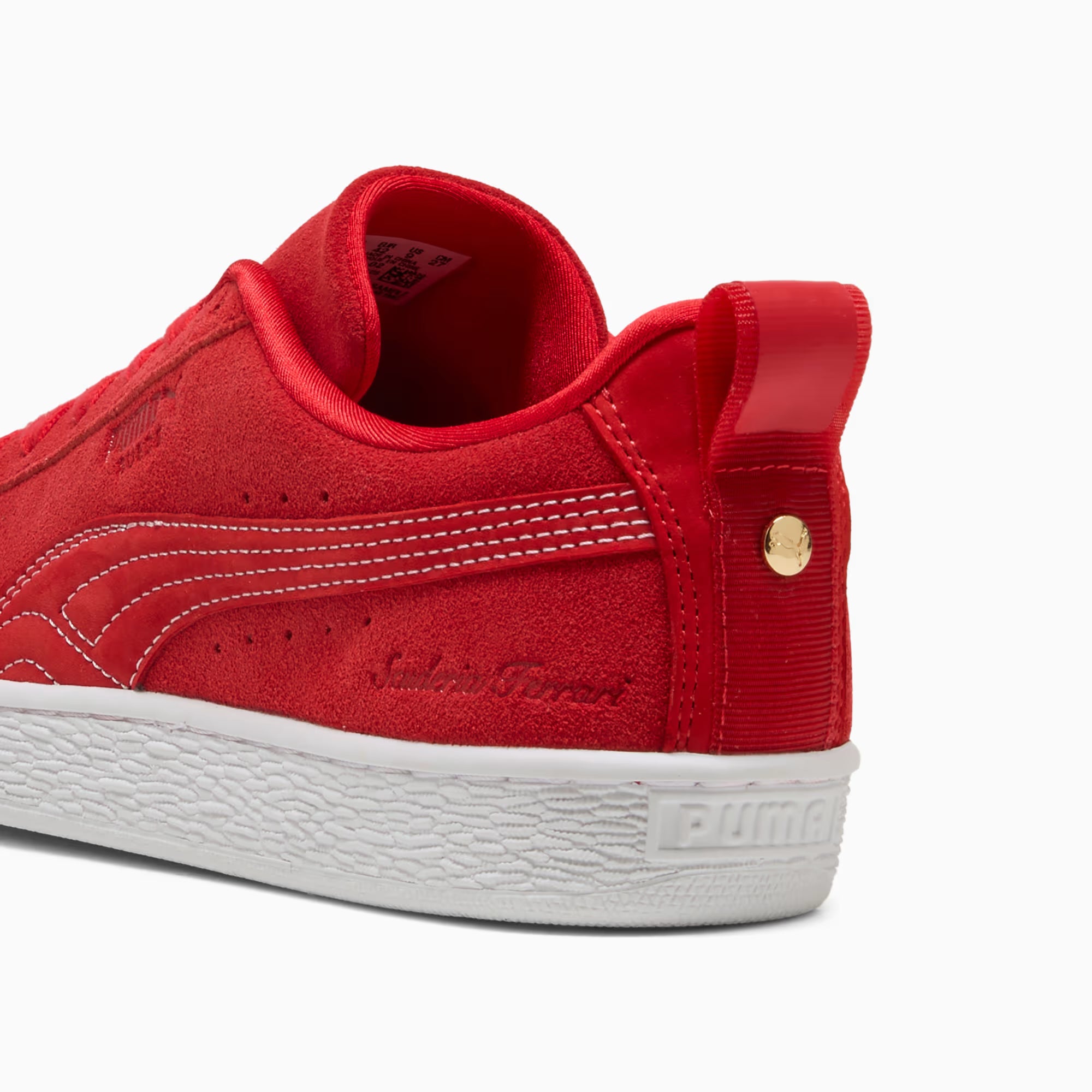 Men's PUMA Scuderia Ferrari Suede OG Rosso Corsa