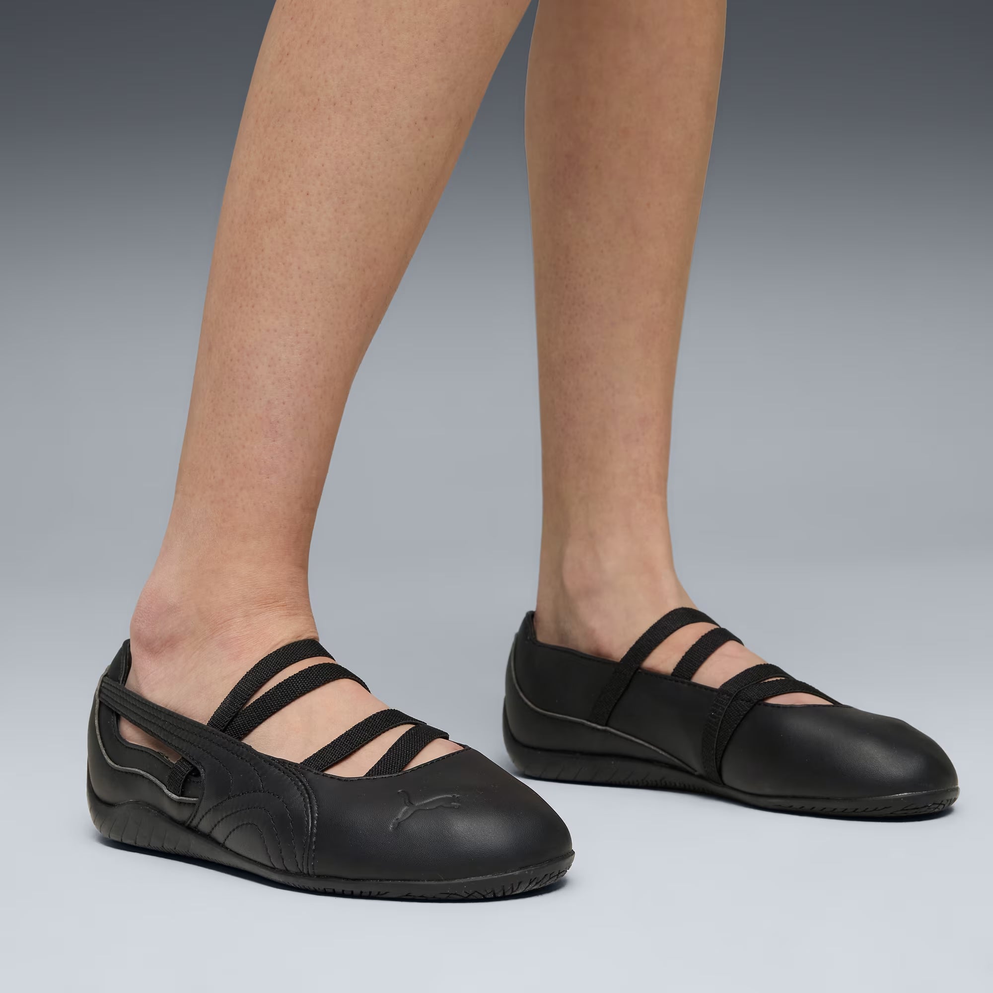 Women's PUMA Speedcat Ballet Leather Shoes Black