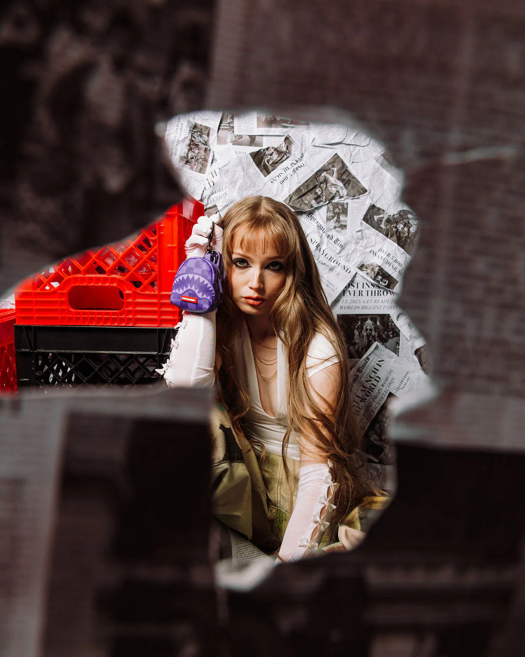 Sprayground All Systems Go Backpack Keychain