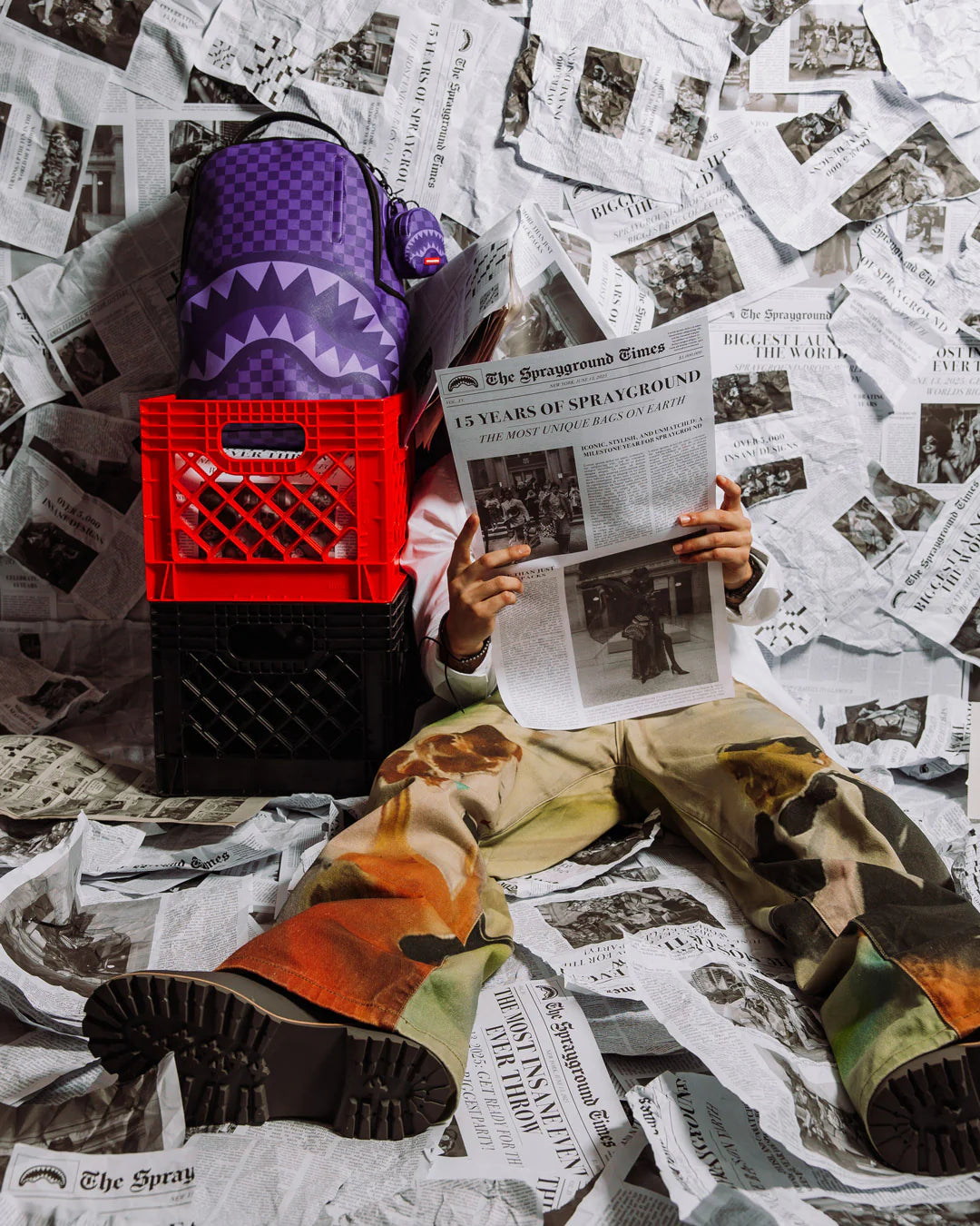 Sprayground All Systems Go Backpack Keychain