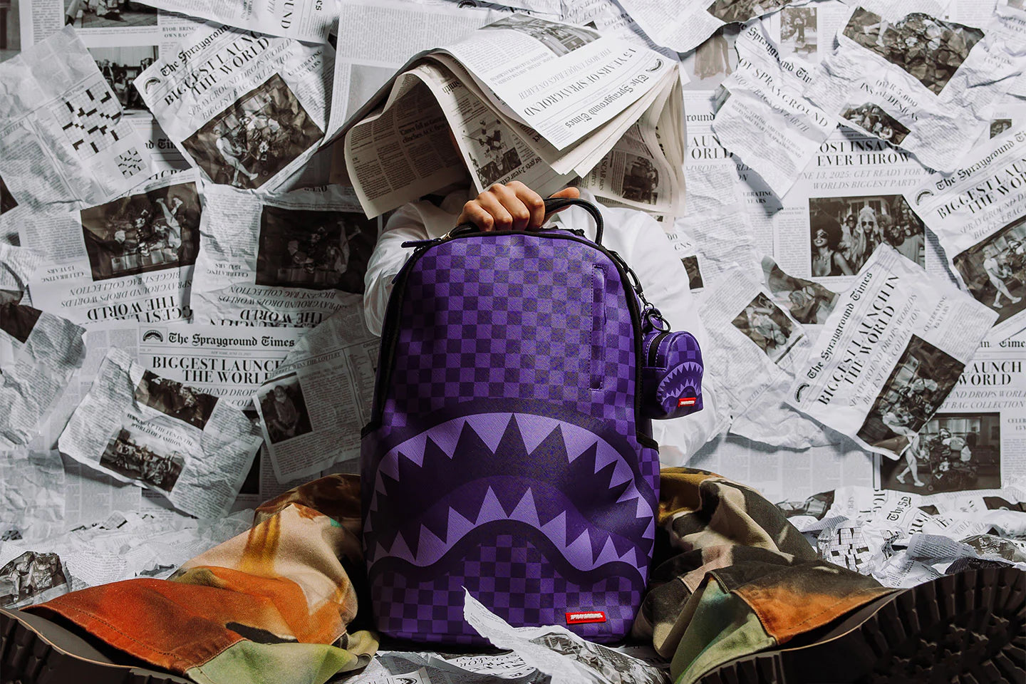 Sprayground All Systems Go Backpack Keychain