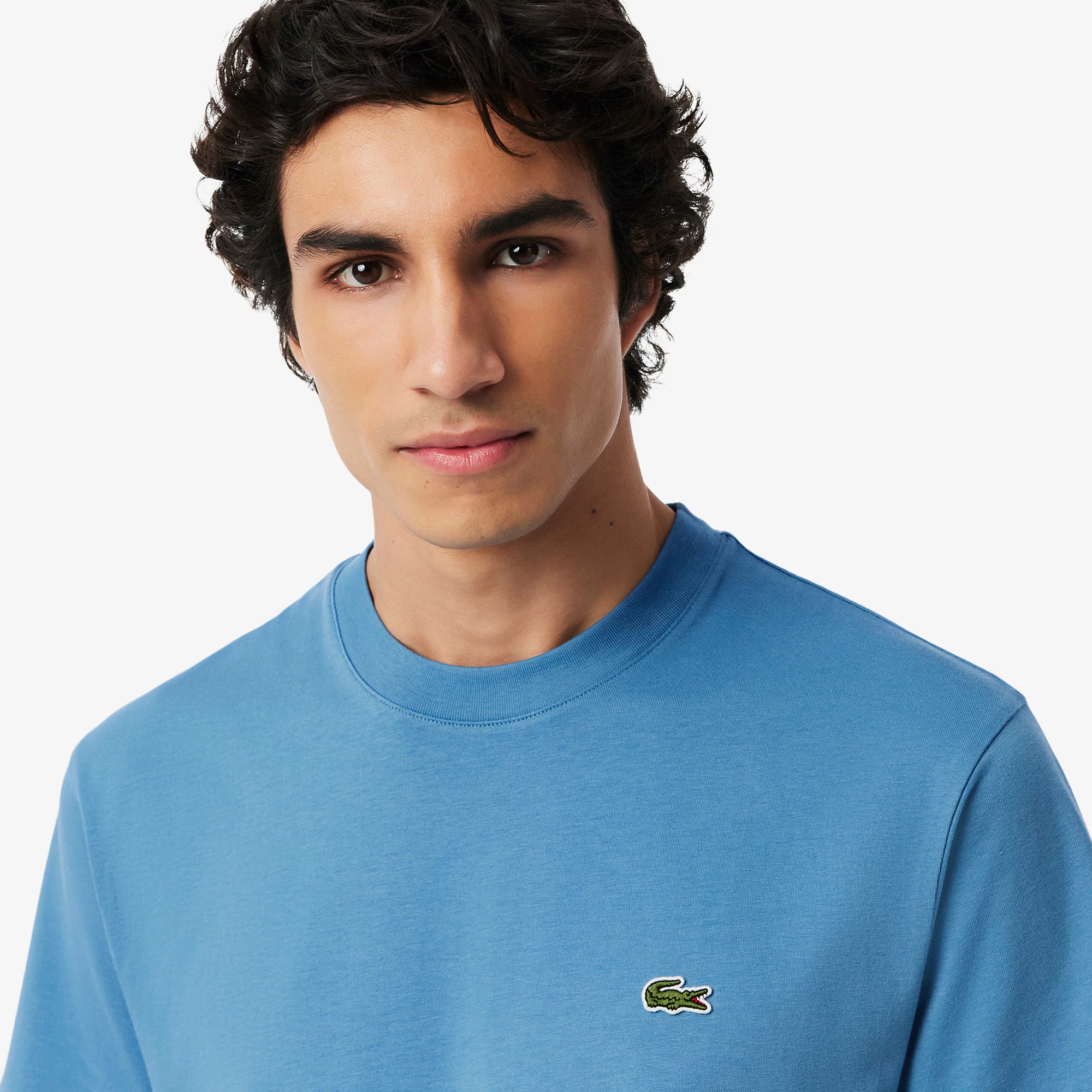 Men's Lacoste Cotton T-Shirt Bleu