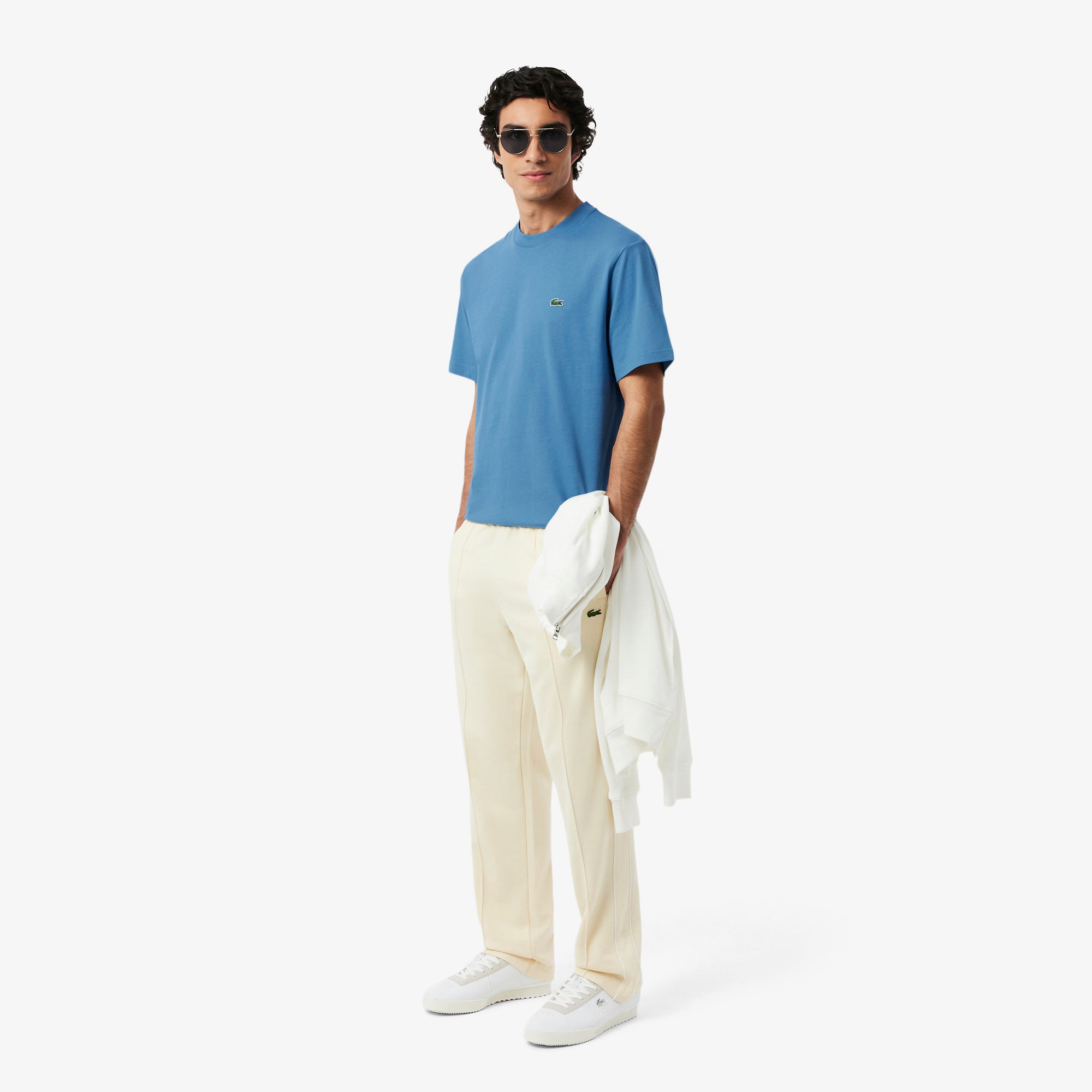 Men's Lacoste Cotton T-Shirt Bleu