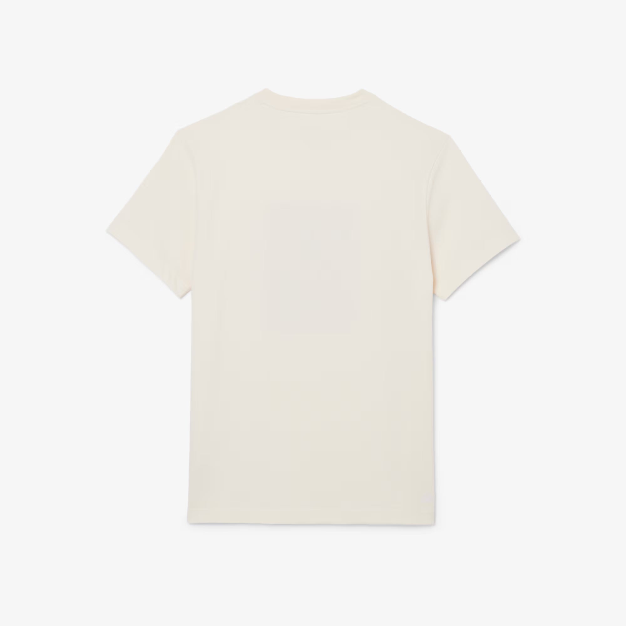 Men's Lacoste Tennis x Novak Djokovic Graphic T-Shirt Cream