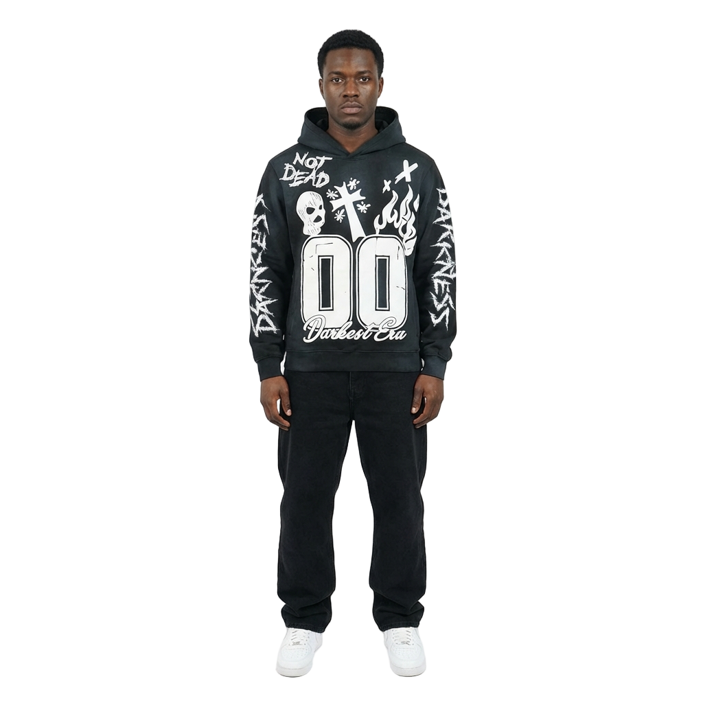 Men's TWO MILL TWENTY Darkest Era Hoodie Black