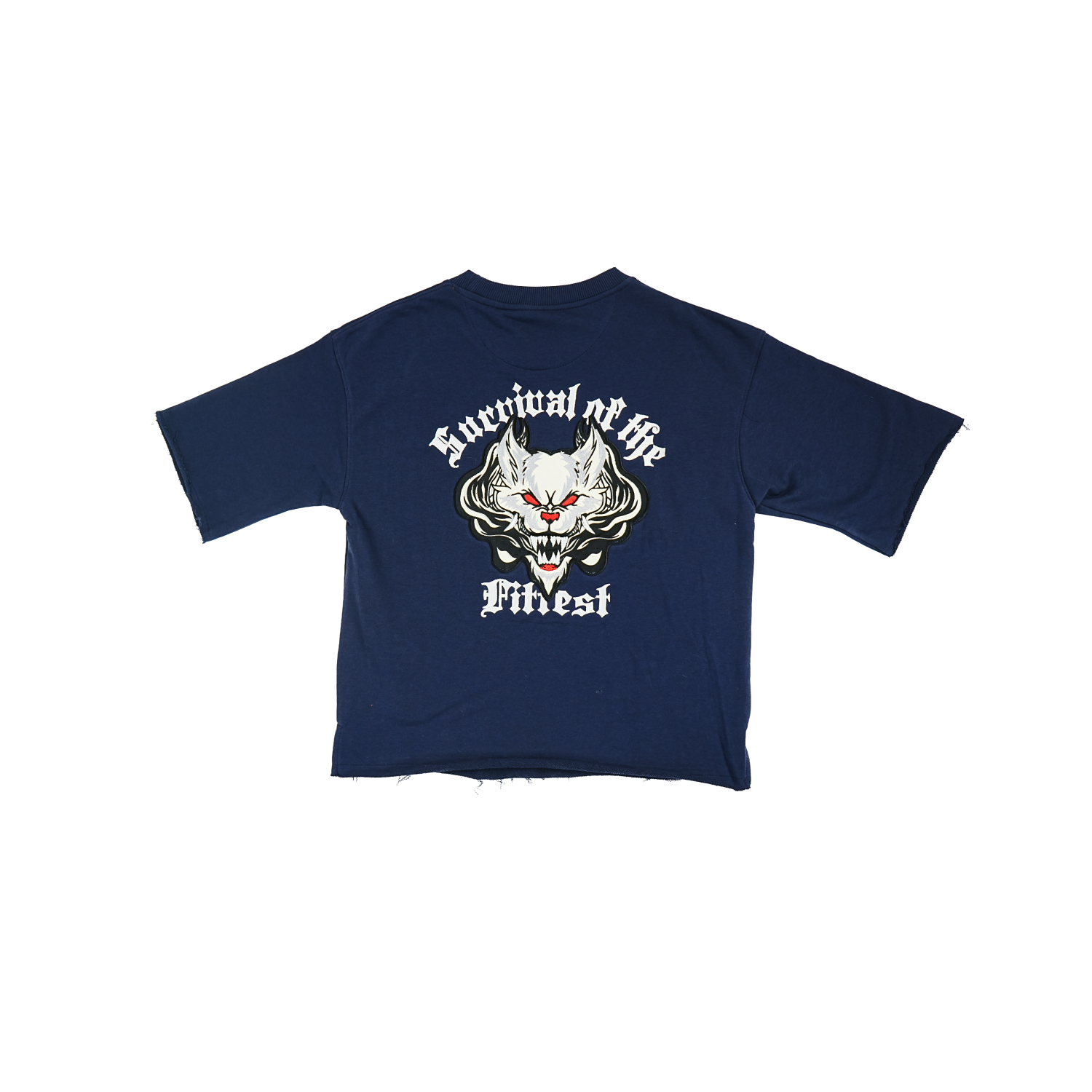 Men's TWO MILL TWENTY Sinister Boxy Cut T-Shirt Navy