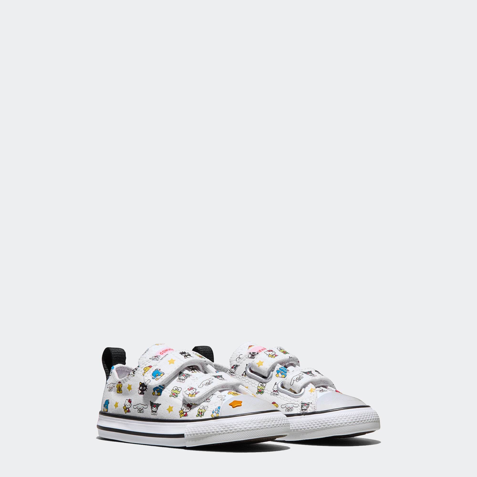 Toddler Converse Chuck Taylor All Star x Hello Kitty Easy On Strap Shoes White