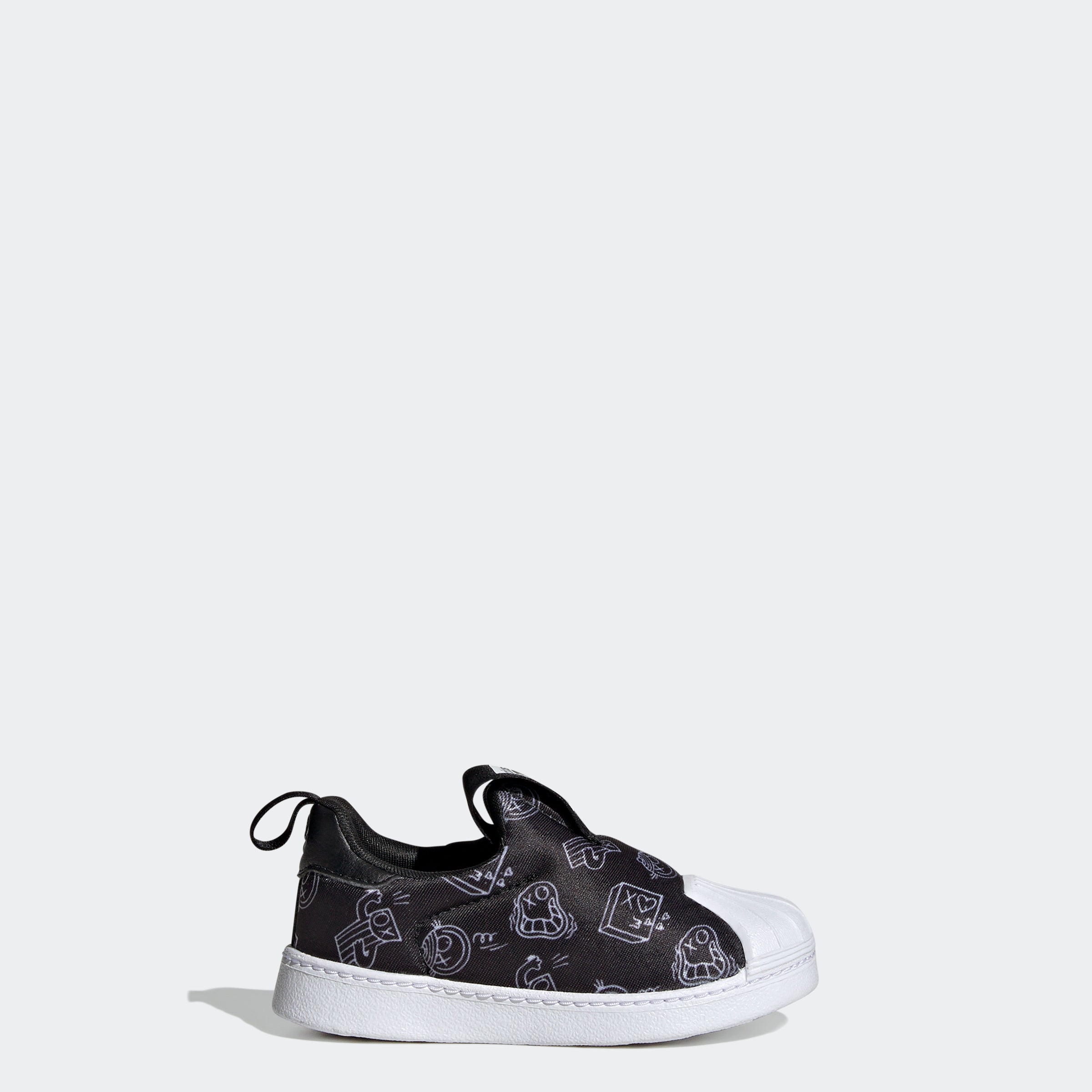 Toddlers adidas Originals André Saraiva Superstar 360 Shoes Black