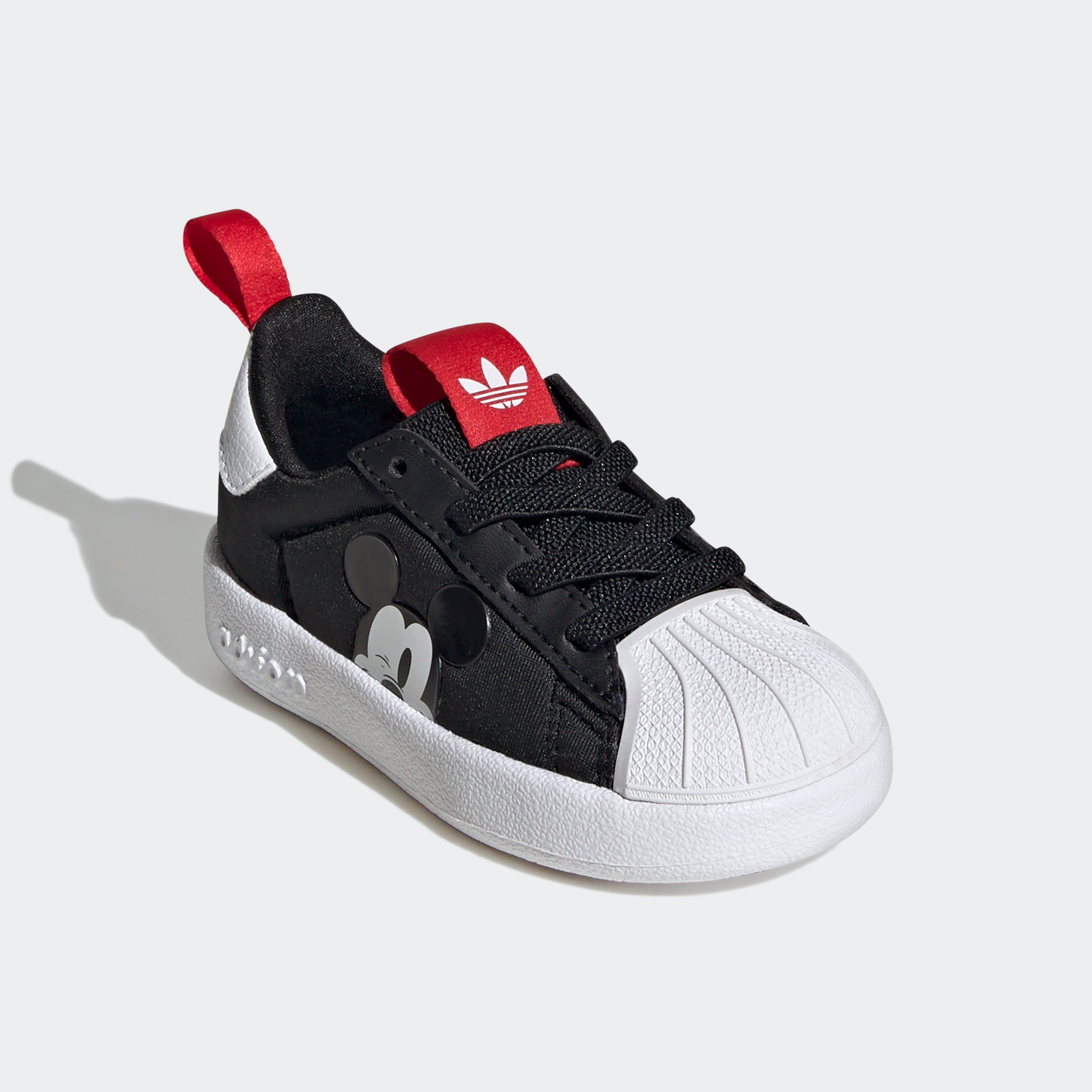 Toddlers adidas Originals Disney Mickey Mouse Adifom Superstar 360 Shoes Core Black / Cloud White / Better Scarlet