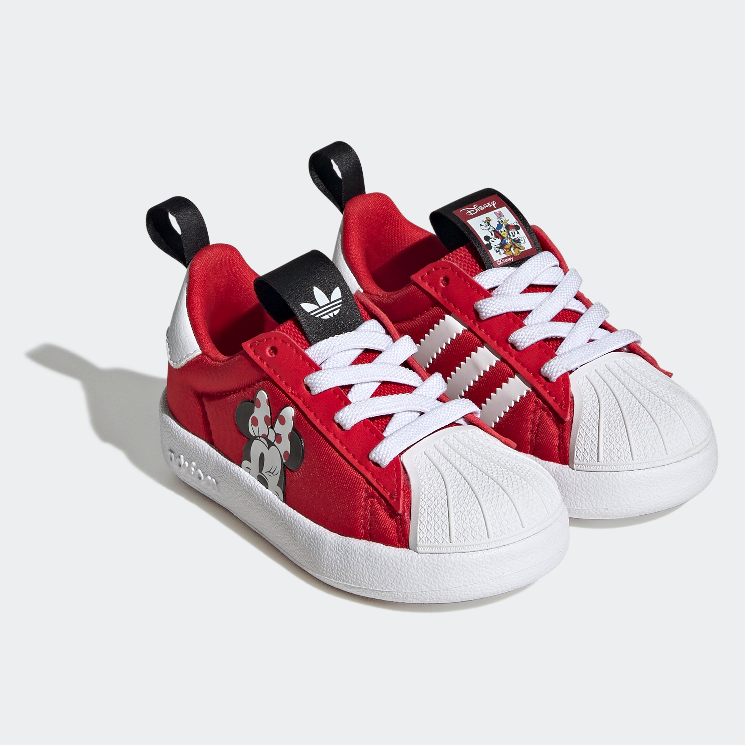Toddlers adidas Originals Disney Minnie Mouse Adifom Superstar 360 Shoes Better Scarlet / Cloud White