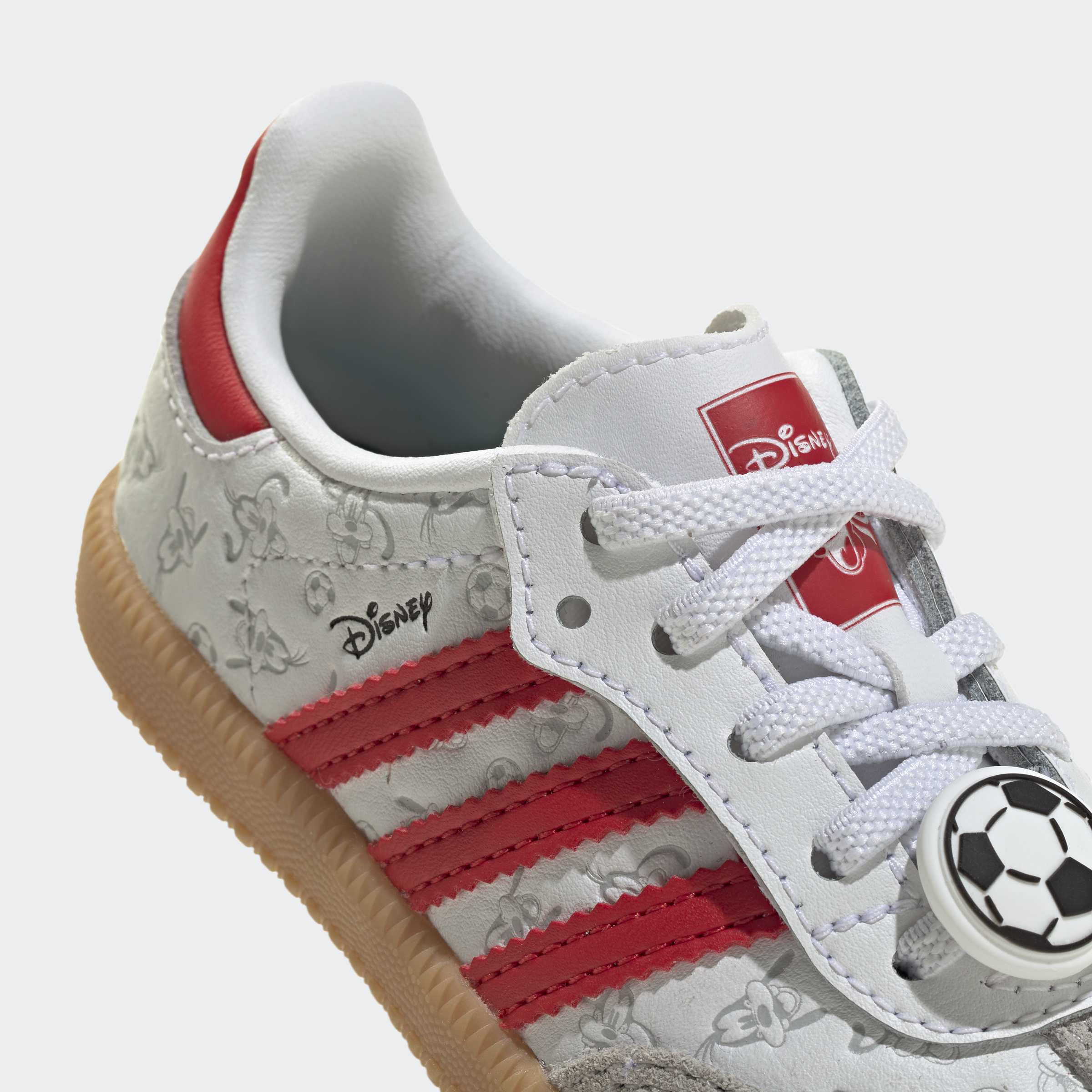 Toddlers adidas Originals Disney Samba OG Comfort Closure Elastic Lace Shoes Goofy