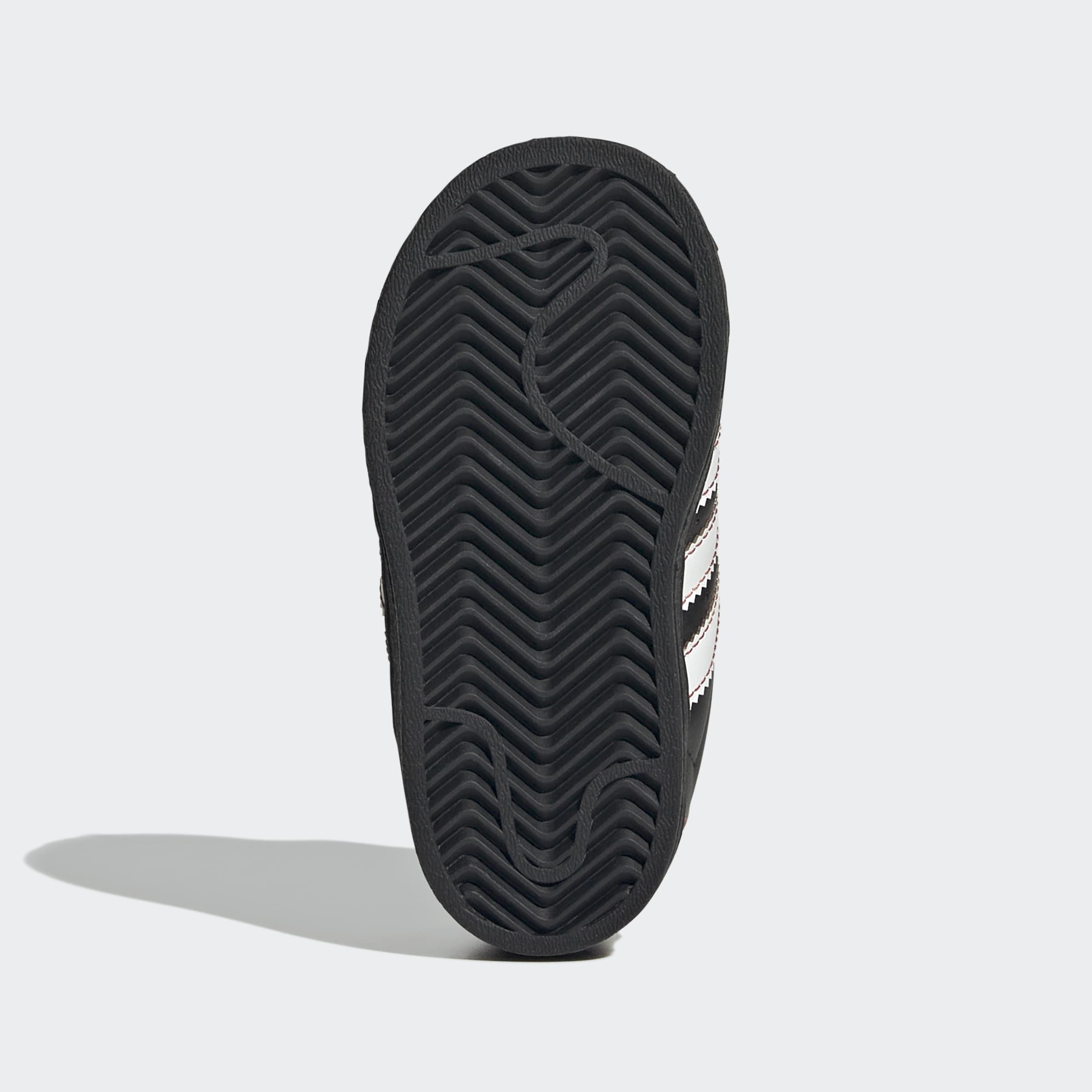 Toddlers adidas Originals Disney Superstar LED Lights Comfort Closure Shoes Black