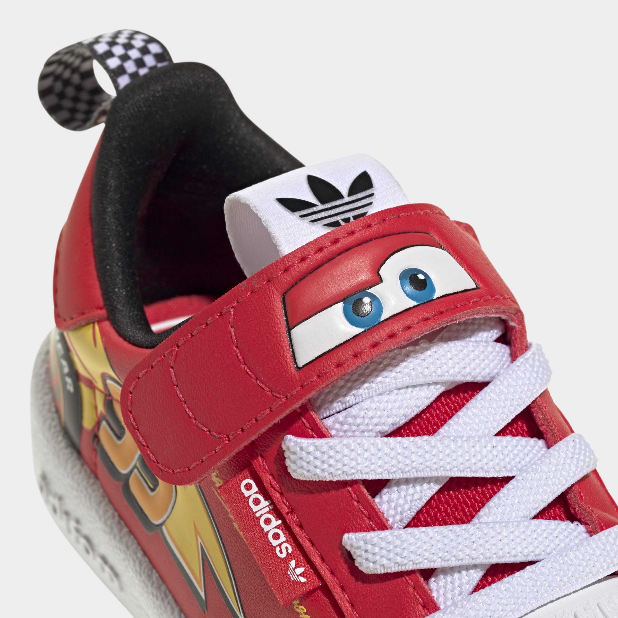 Toddlers adidas Originals Pixar Cars Adifom Superstar 360 Shoes Pure Ruby
