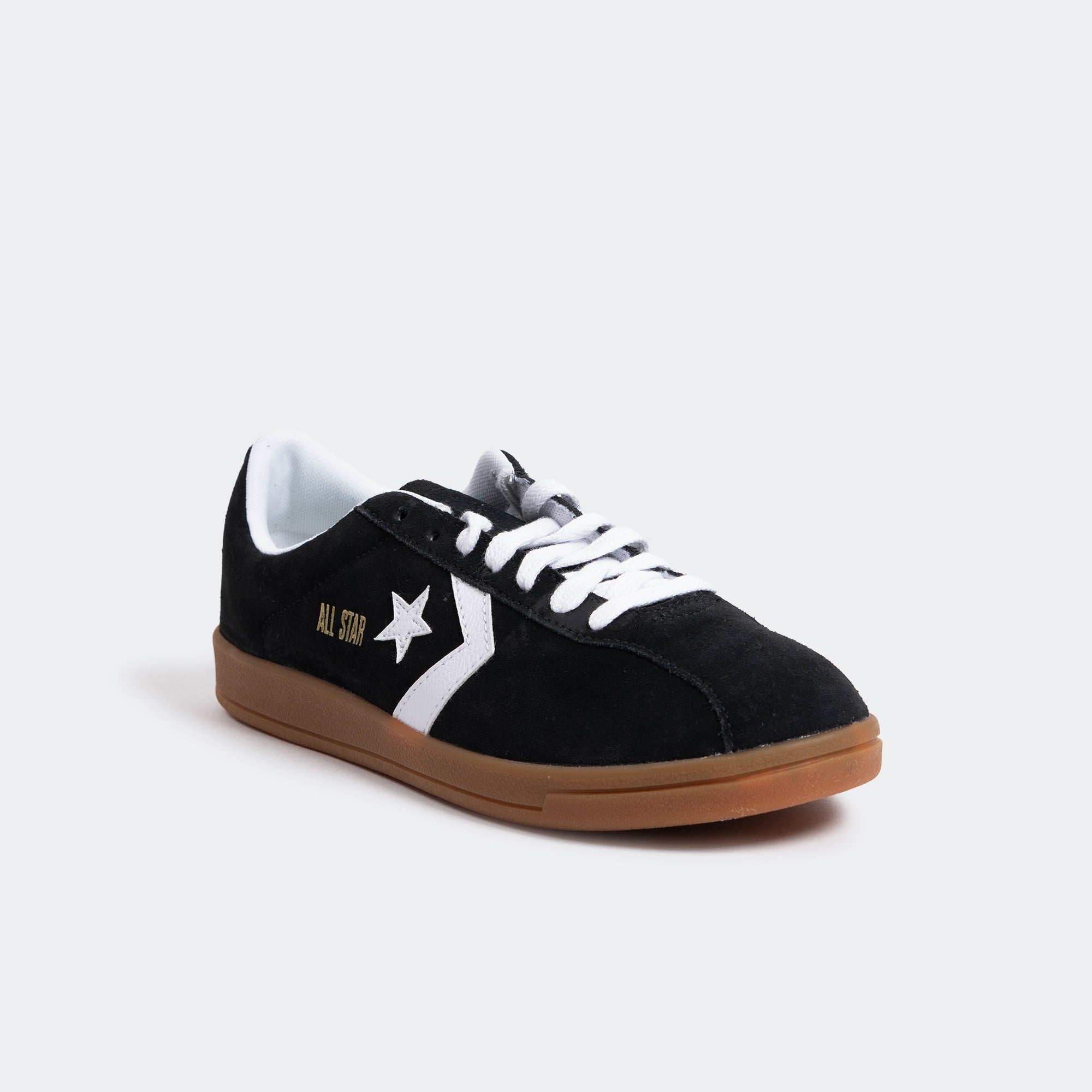 Unisex Converse All Star Classic Trainer Suede Shoes Black / White