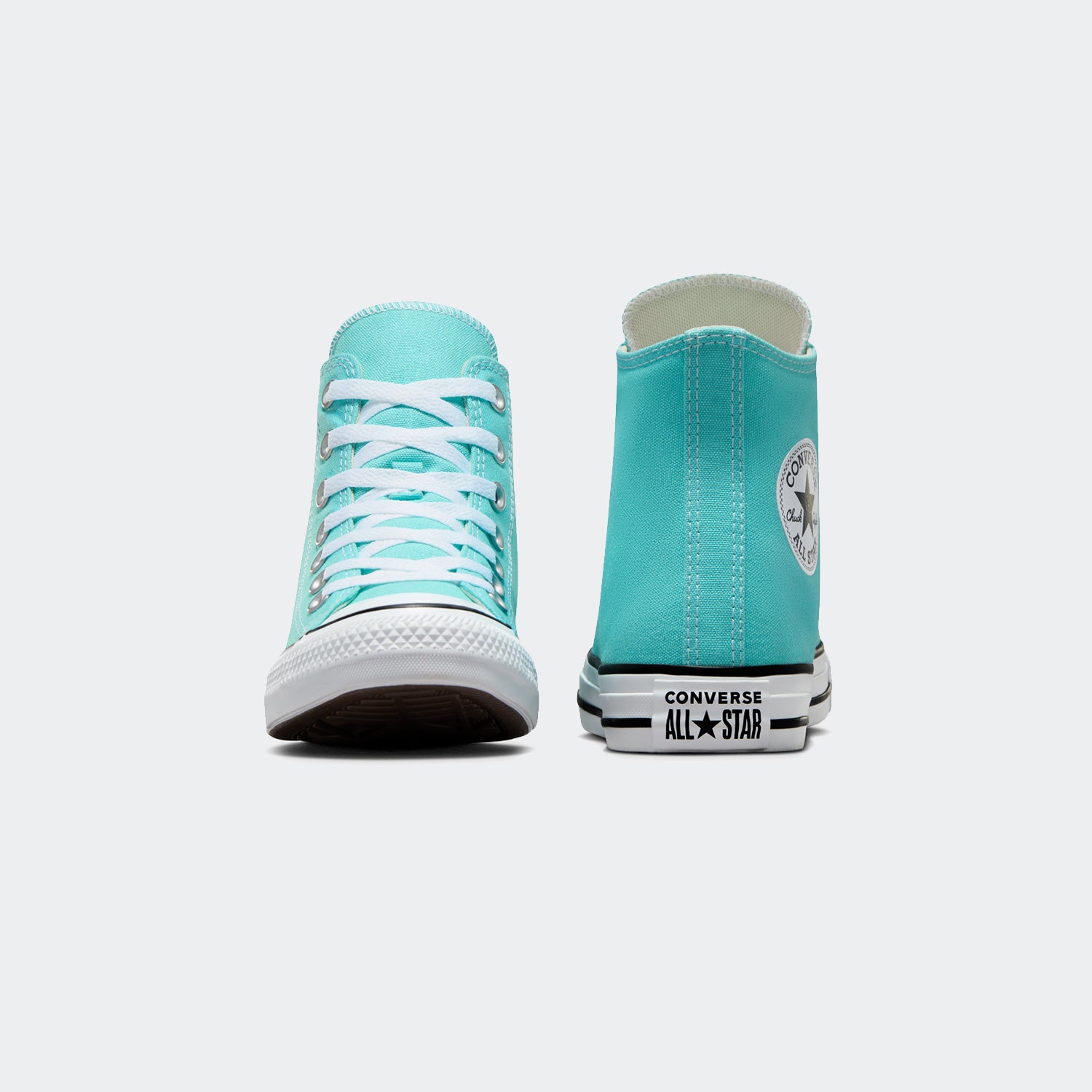 Unisex Converse Chuck Taylor All Star Hi Shoes Double Cyan